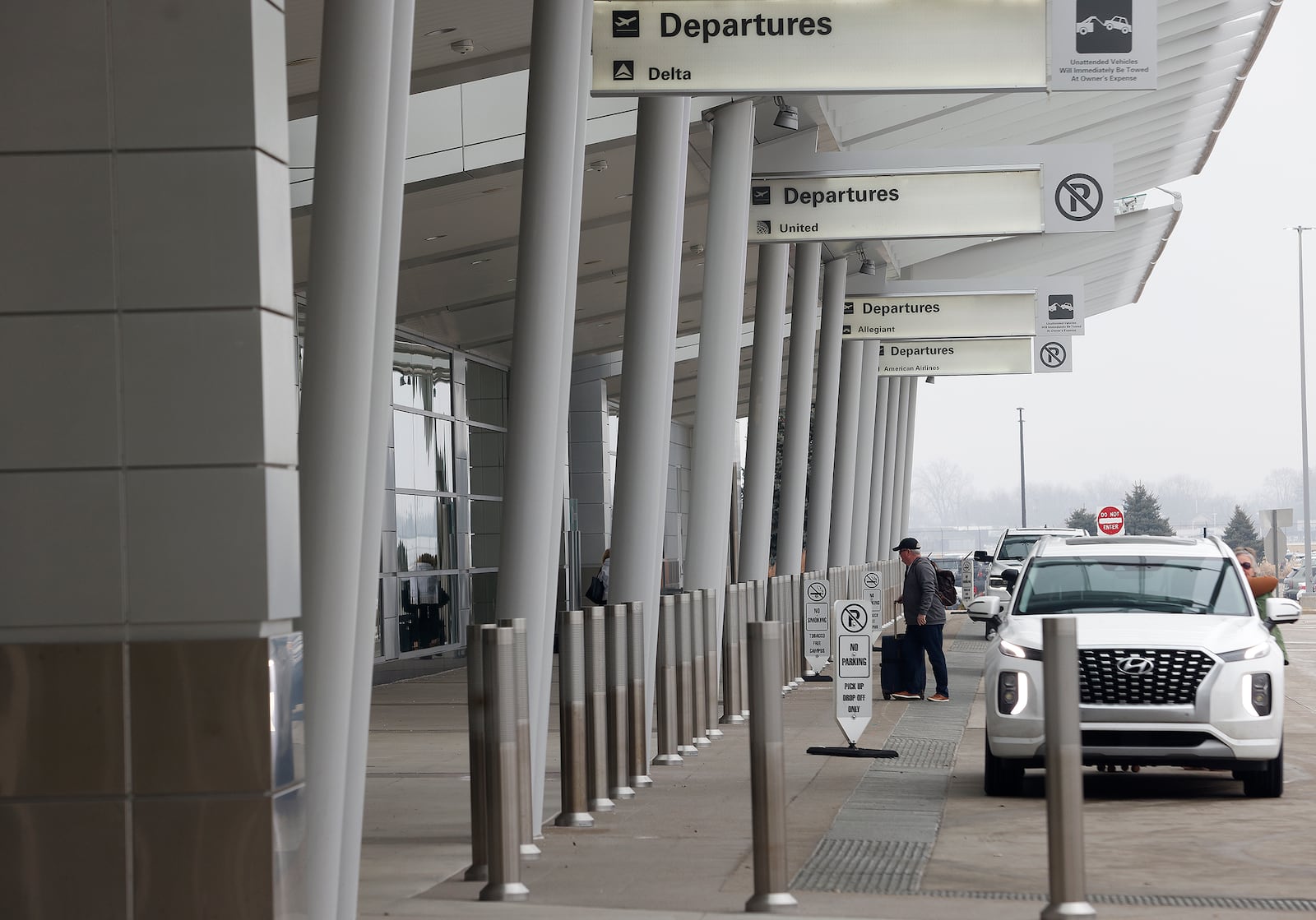 Dayton International Airport, Wednesday, Feb. 12, 2025. MARSHALL GORBY\STAFF