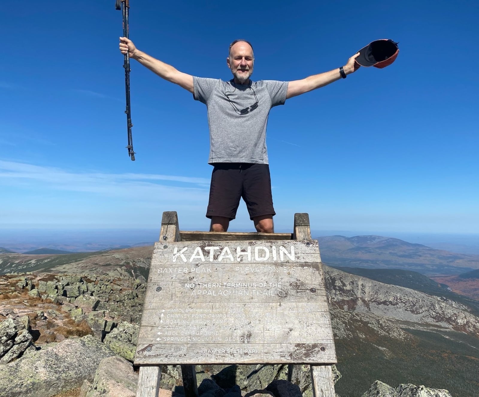 Chris Woodward completed the Appalachian Trail in seven months, hiking 2,000+ miles across 14 states. CONTRIBUTED