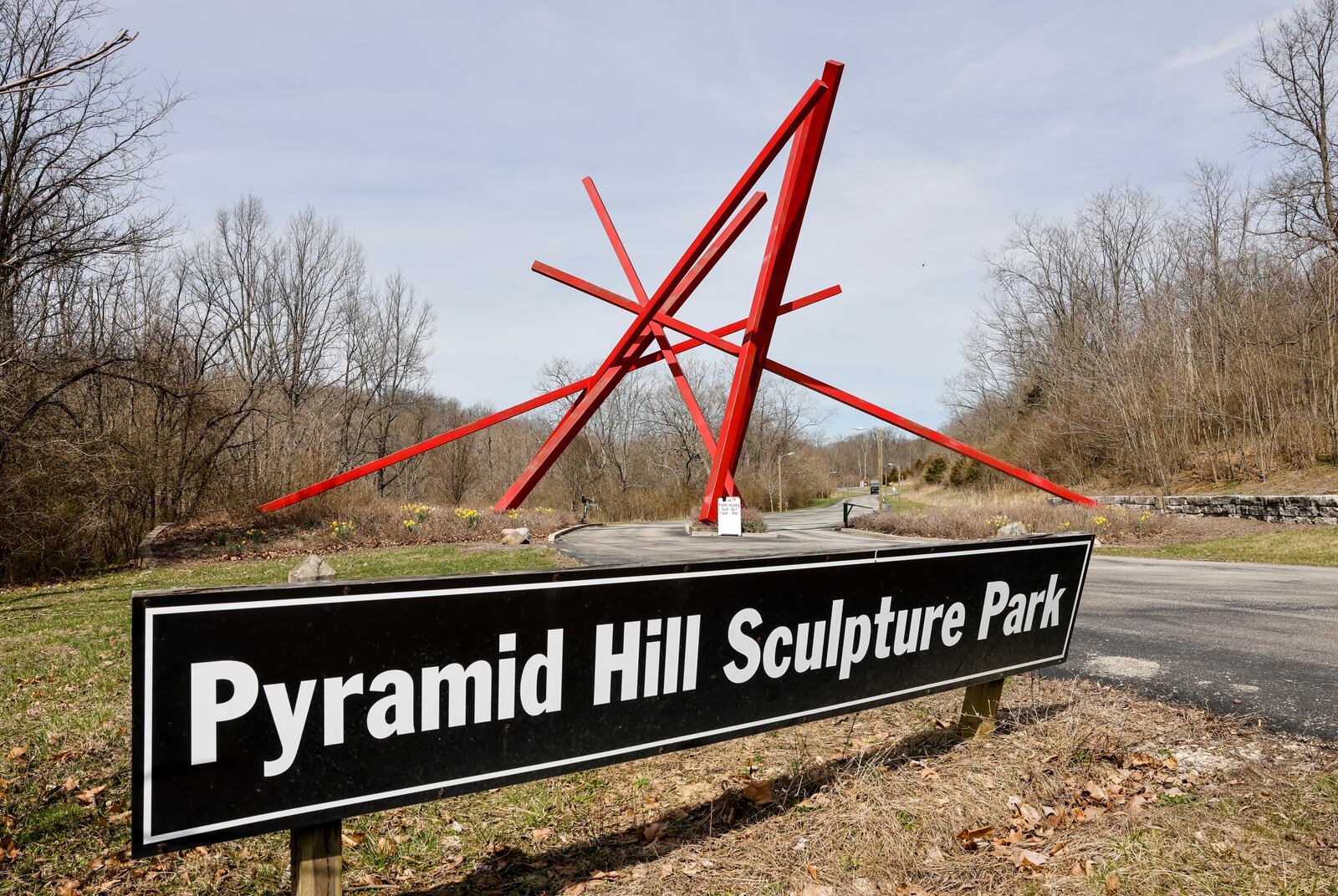 Pyramid Hill Sculpture Park and Museum is celebrating founder Harry T. Wilks during a Founder's Day event Saturday, March 11, 2023. The free event will feature guided tours of the Pyramid House and ancient sculptures, Jill Krutick's Coral Beliefs art exhibit at Pyramid Hill Museum,  the newest sculpture, Transition, carved during Hamilton Sculpture Week 2022 and more. NICK GRAHAM/STAFF