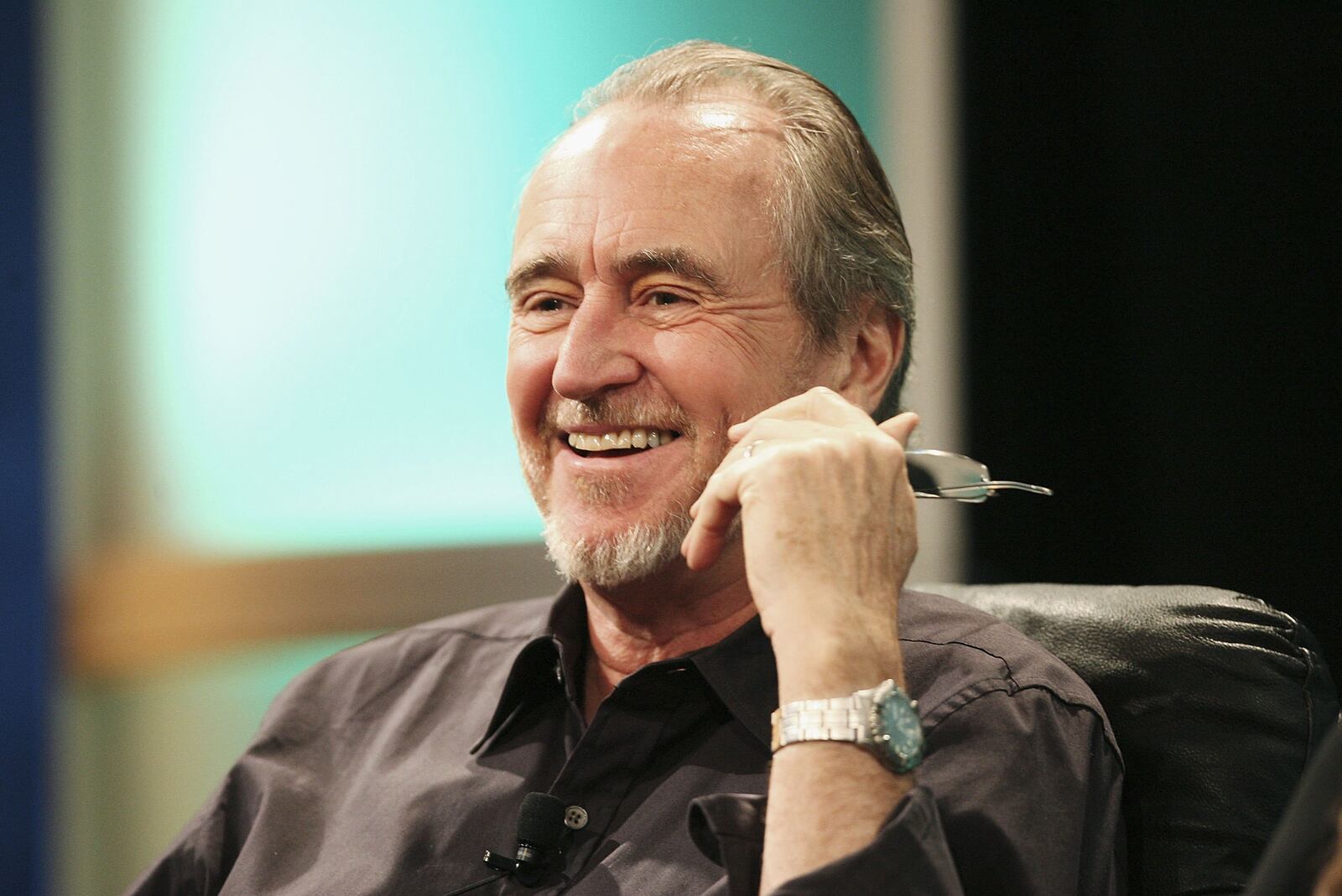 PASADENA, CA - JULY 10:  Director Wes Craven speaks during the 2006 Summer Television Critics Press Tour forthe Starz Entertainment Group at the Ritz Carlton Hotel on July 10, 2006 in Pasadena, California. (Photo by Frederick M. Brown/Getty Images)