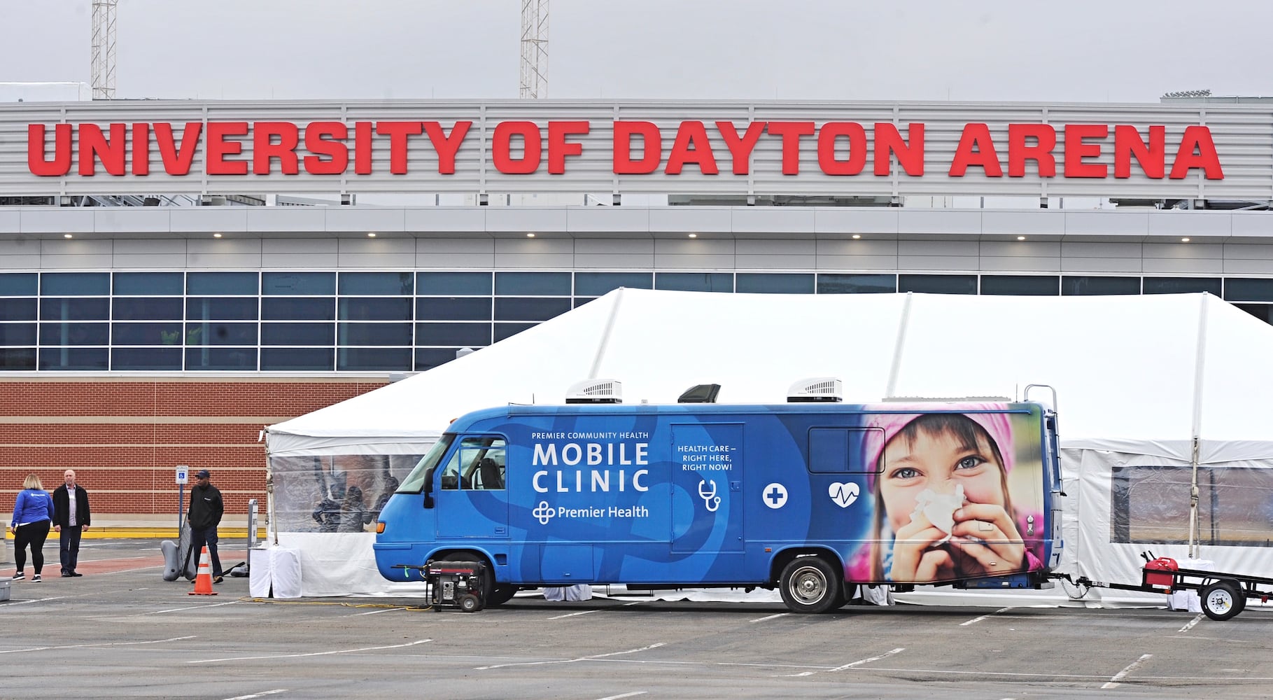 Drive-up coronavirus testing planned for UD Arena parking lot in Dayton