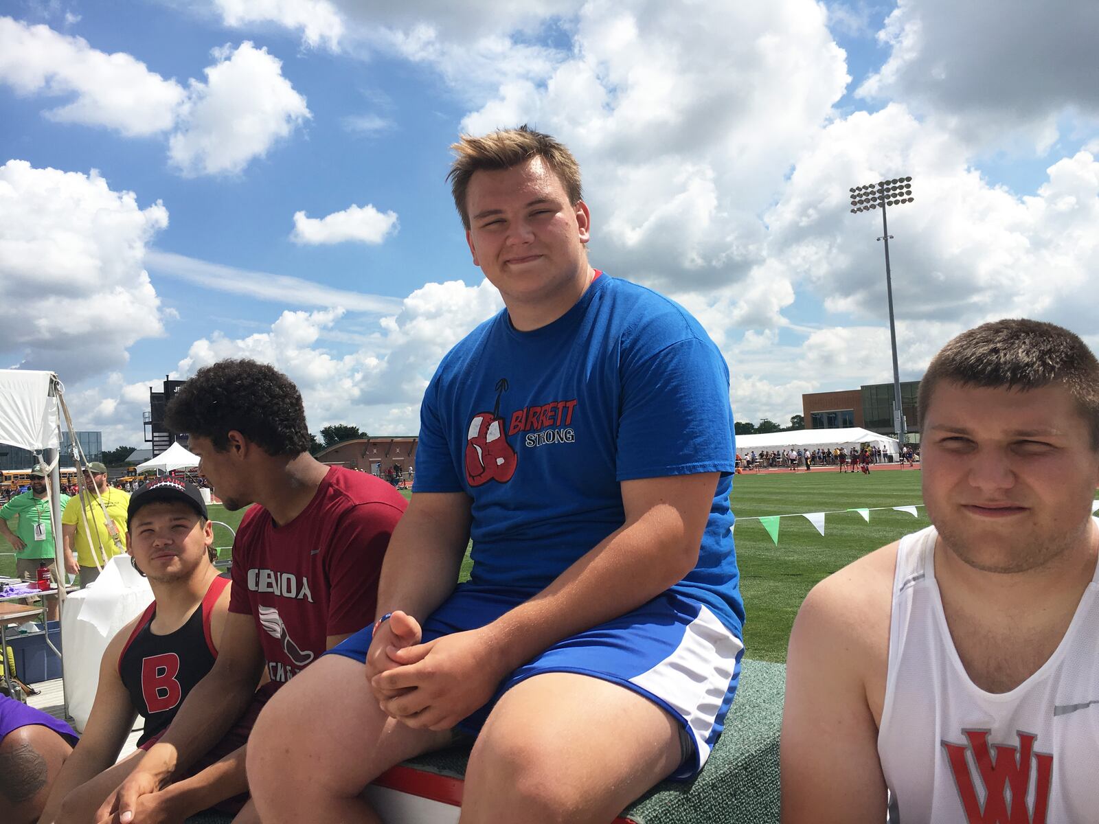 Northwestern senior Adam Riedinger won the D-II state shot put. MARC PENDLETON / STAFF