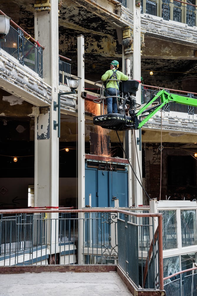 PHOTOS: The latest construction progress on the Dayton Arcade