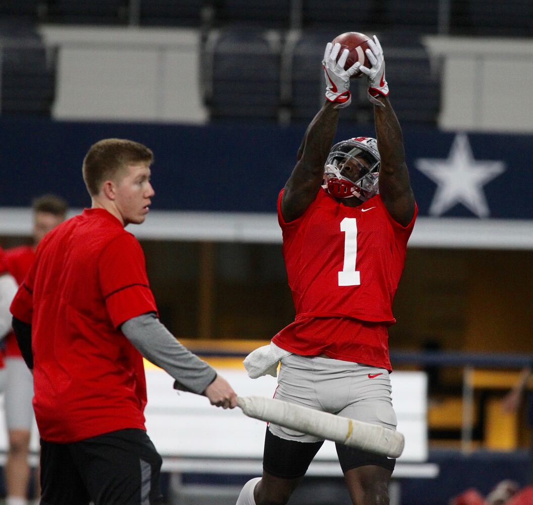 Photos: Ohio State practices at AT&T Stadium