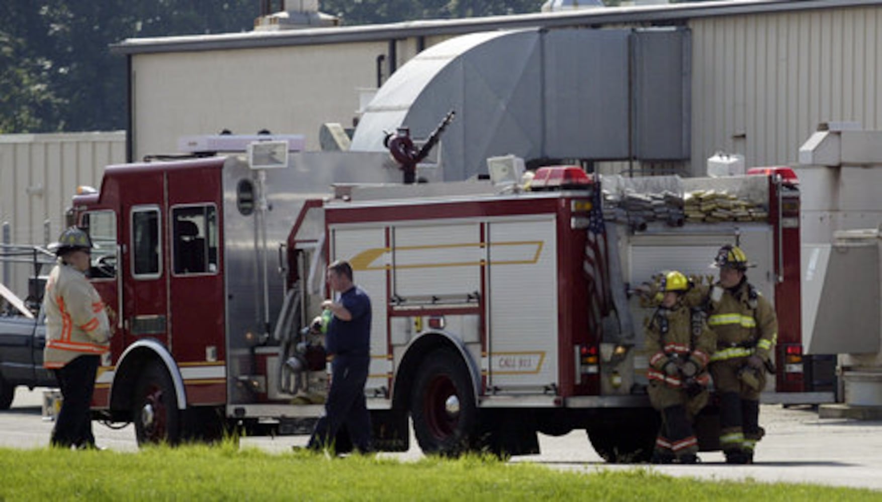 Chemical fire evacuation