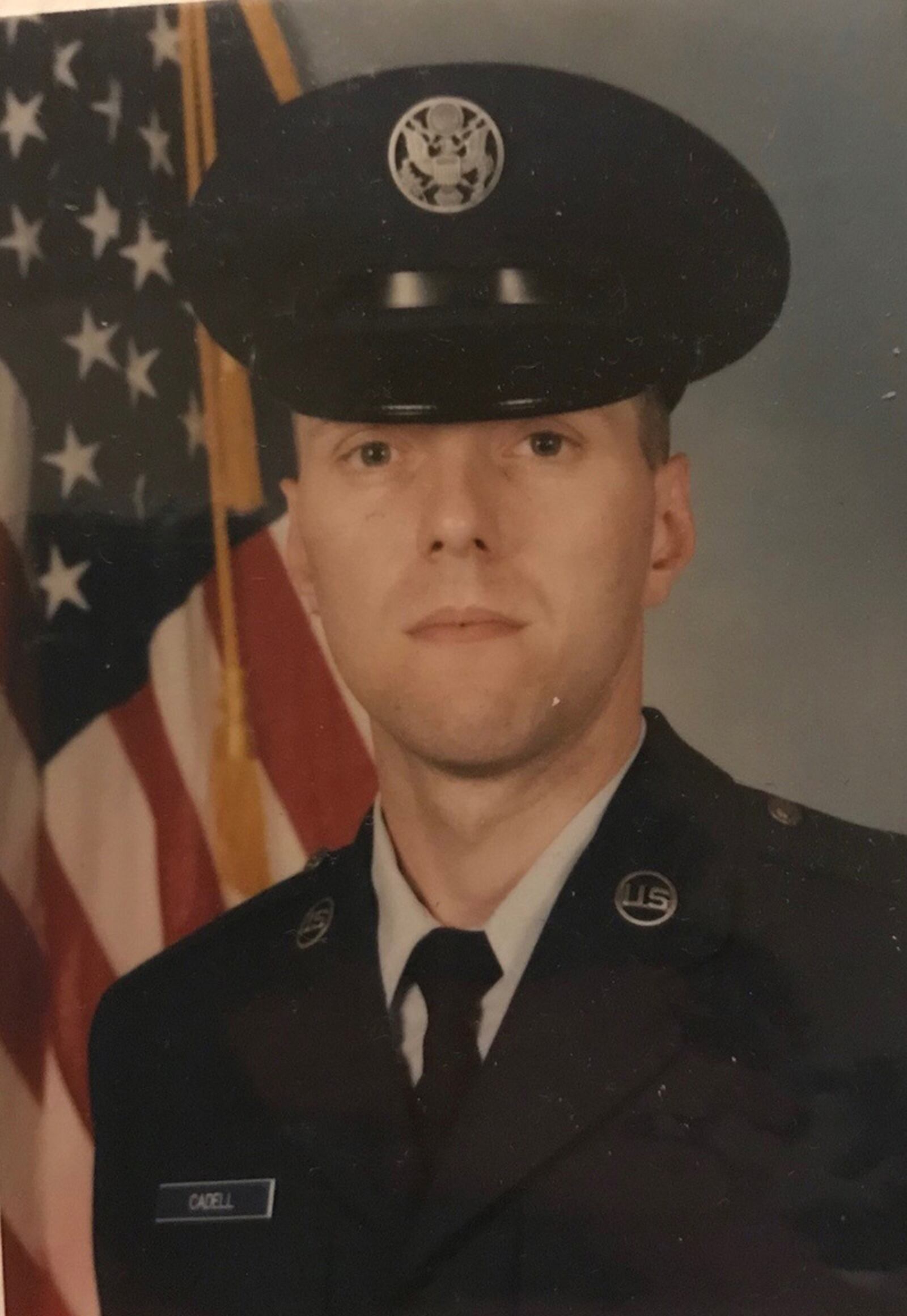 An Air Force billboard with the slogan, "Aim High," led Stanley Cadell to the recruiter's office in 1992. CONTRIBUTED PHOTO