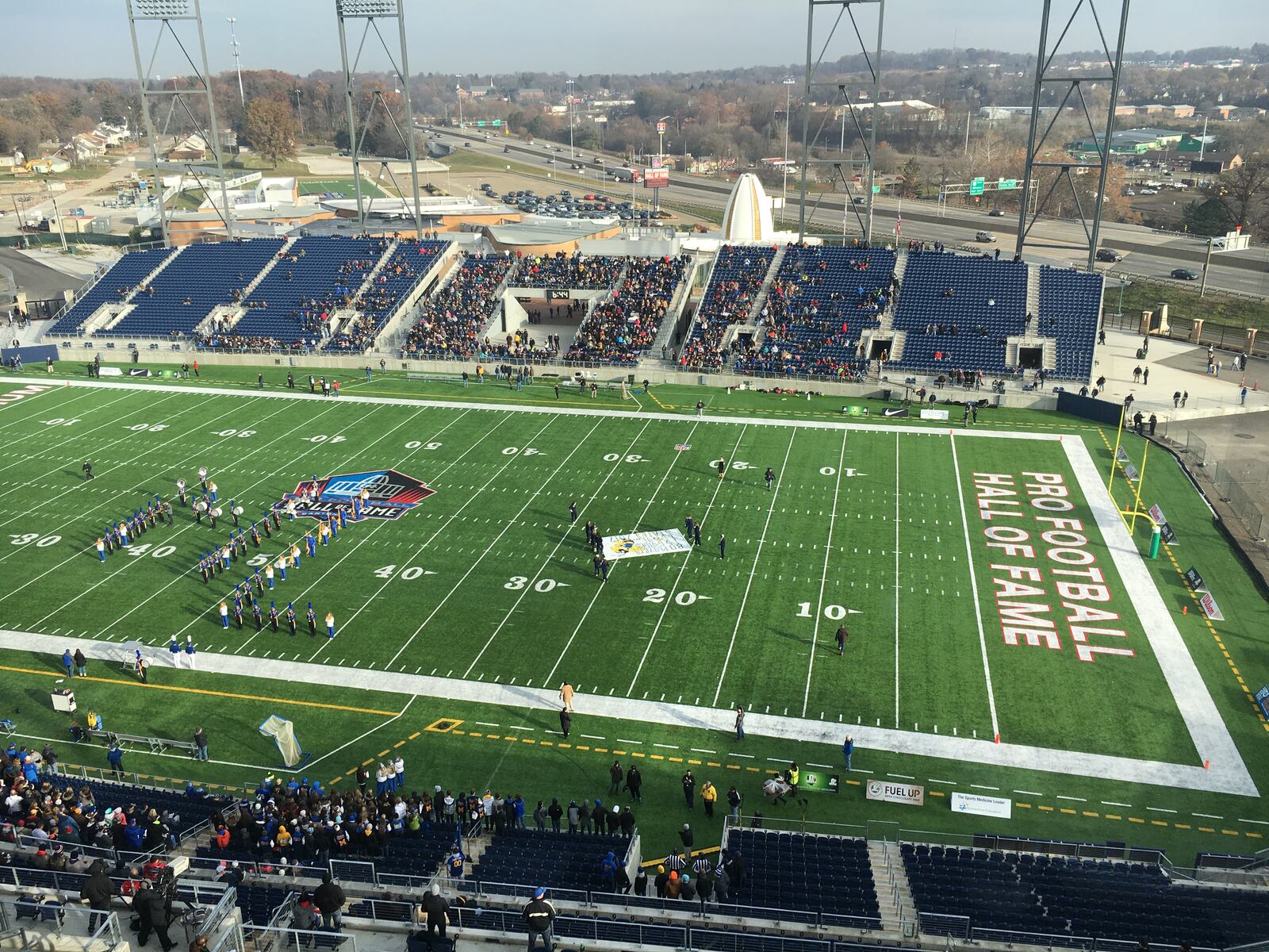 Canton’s new Tom Benson Hall of Fame Stadium. MARC PENDLETON / STAFF