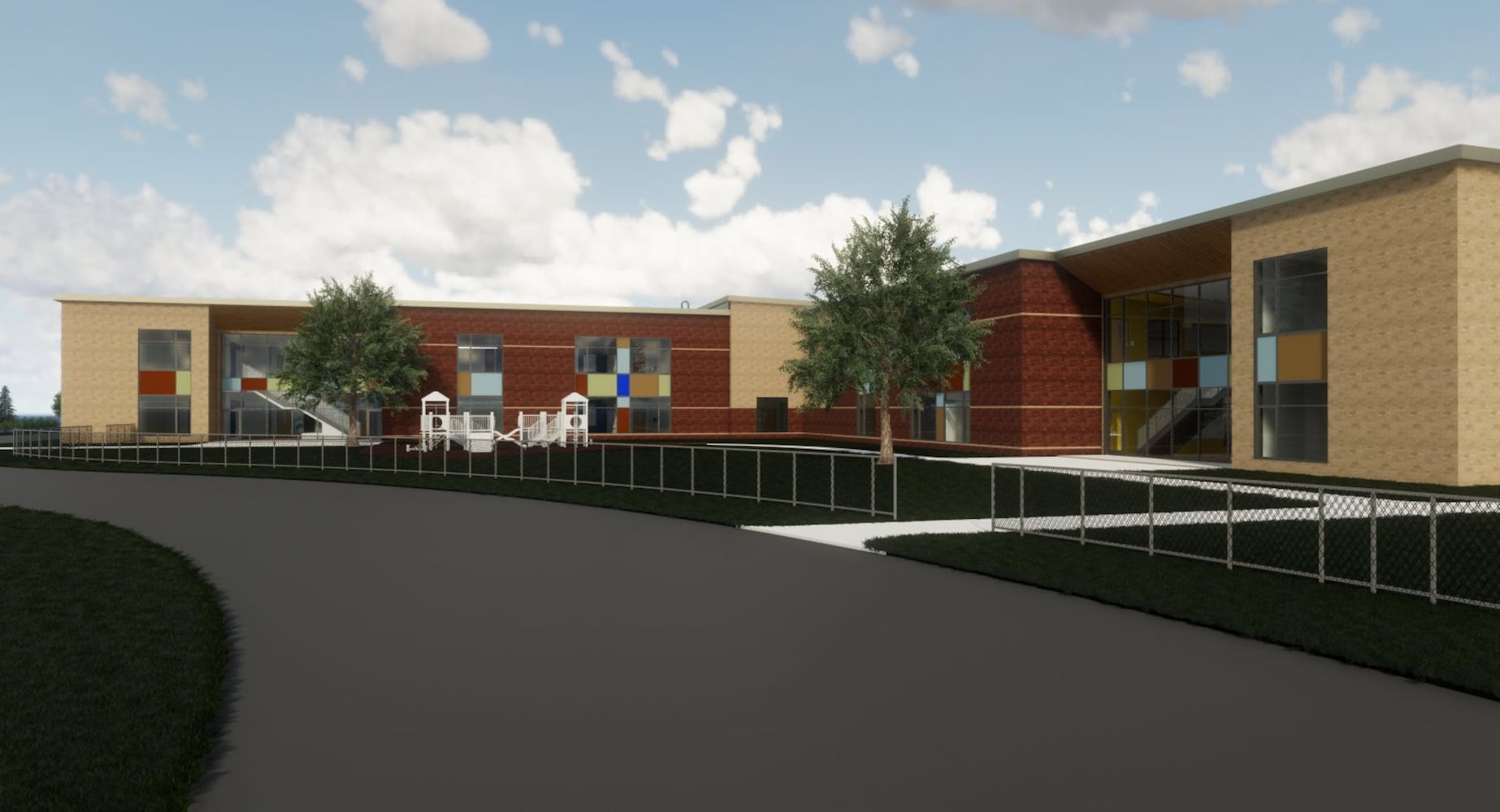 Fairborn PreK-2 School Renderings