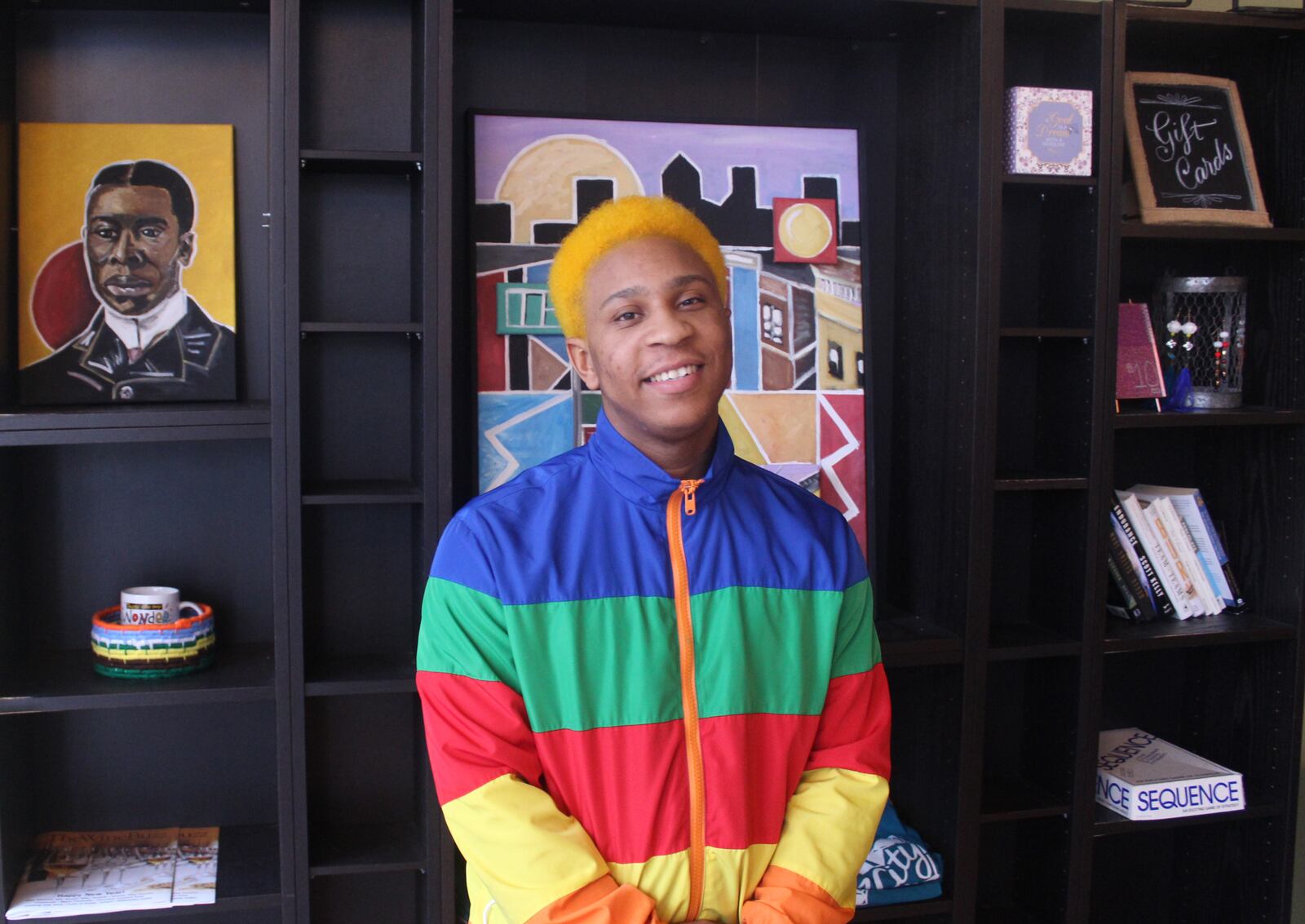 Tyheir Kindred,  the rapper known as YelloPain, said he hopes  the song “My Vote Dont Count” illustrates why votes do count. It was posted on Facebook Jan. 14, 2020 and  had received more than 4 million views by Jan. 26, 2020. The photo was taken at Third Perk Coffeehouse & Wine Bar.