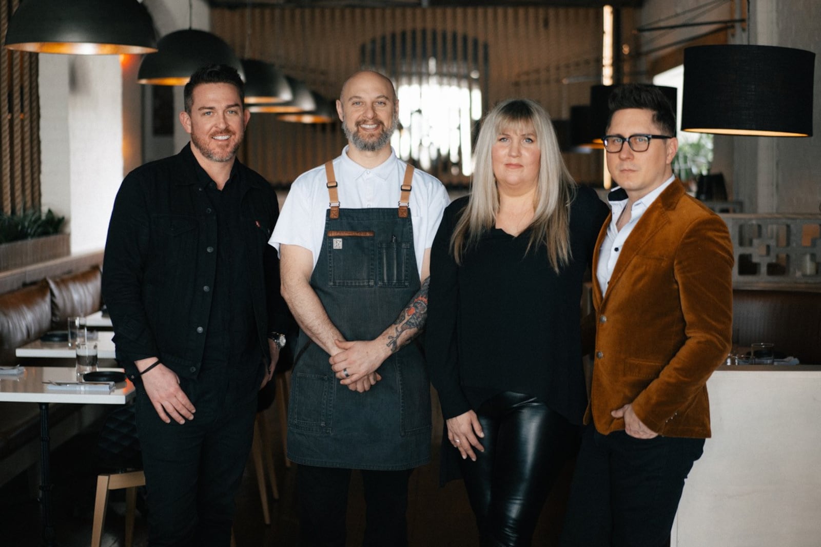 Pictured left to right is Chris Dimmick, Jorge Guzman, Ginger Roddick and David Kittredge of The Idea Collective (PHOTO COURTESY: Jon Morton Studios).