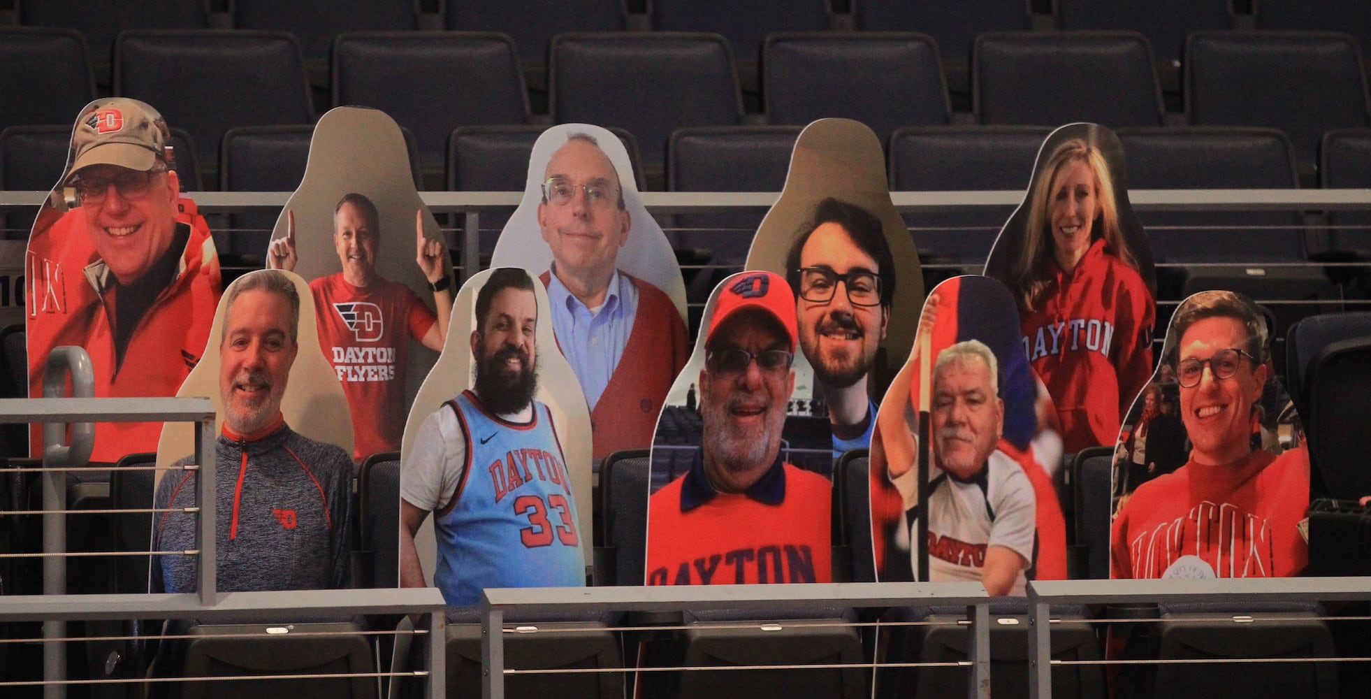 Photos: Dayton Flyers fan cutouts at UD Arena