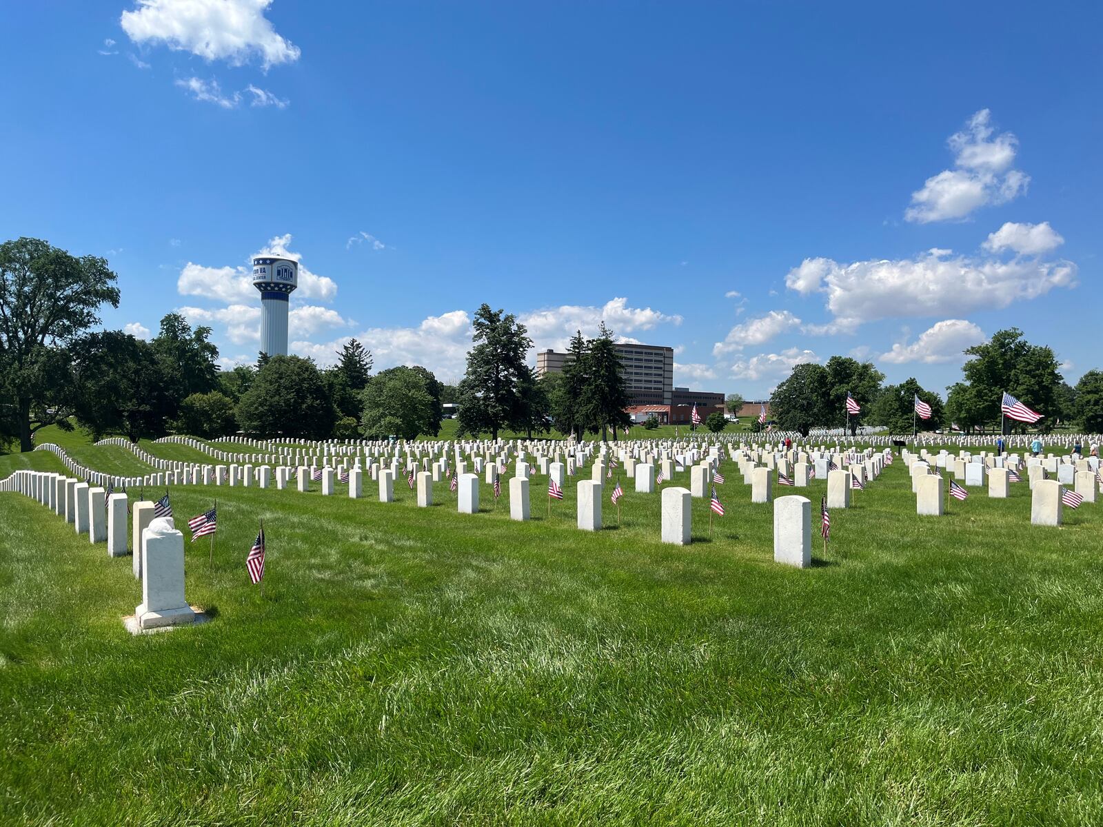 The Dayton National Cemetery's 2022 Memorial Day ceremony. STAFF