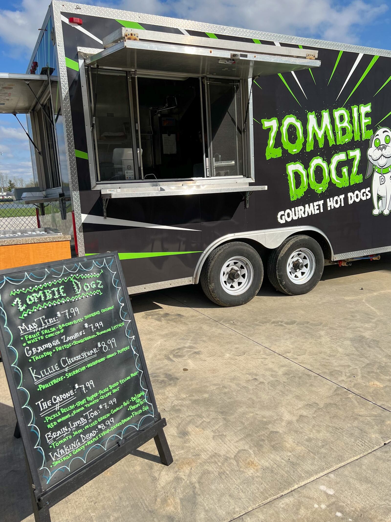 Zombie Dogz is now located at Hollywood Gaming at Dayton Raceway's new Sunset Patio Bar.