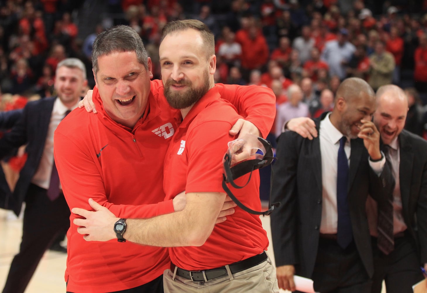 Photos: Dayton Flyers celebrate A-10 championship