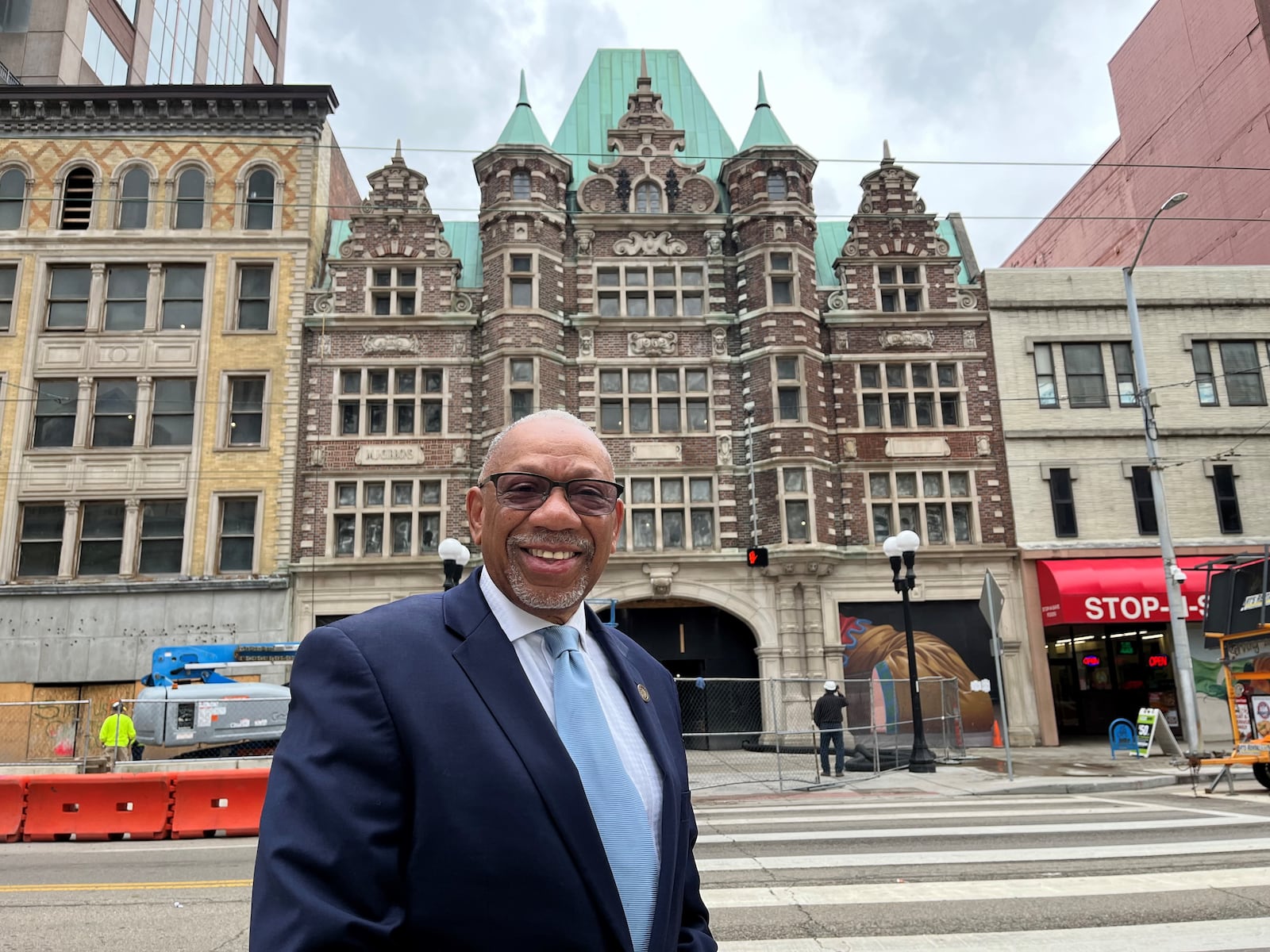 Dayton Mayor Jeffrey Mims Jr. outside of the Dayton Arcade on Friday, April 28, 2023. CORNELIUS FROLIK / STAFF