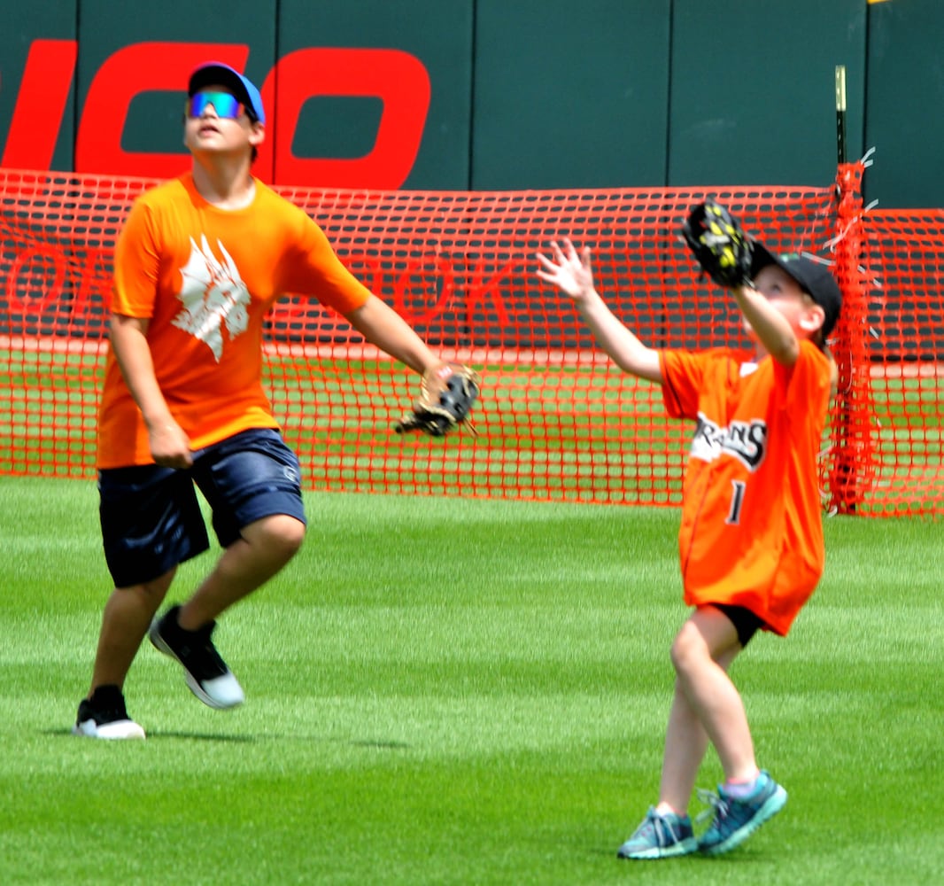 Bengals Play Celebrity Softball Game at Day Air Ballpark