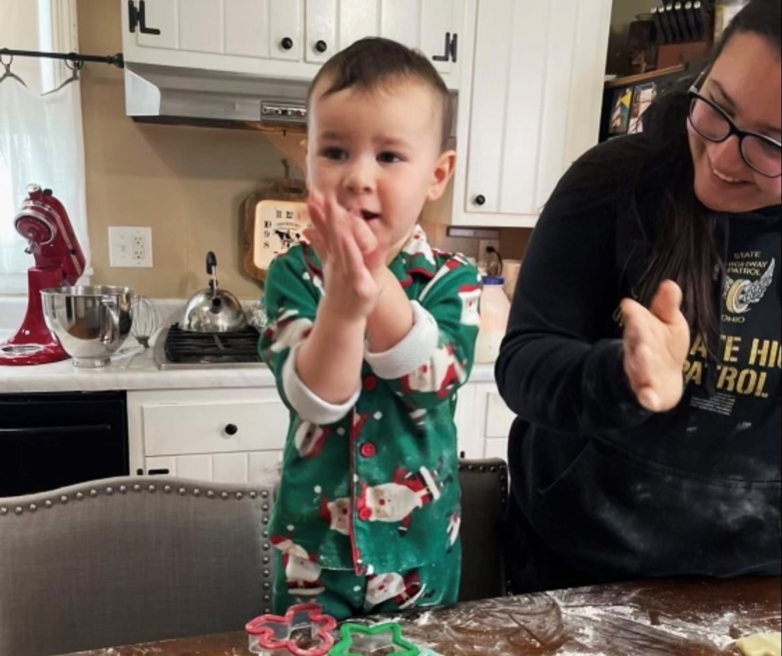 Jared Green Jr. with his mother, Hailey Rodriguez. CONTRIBUTED