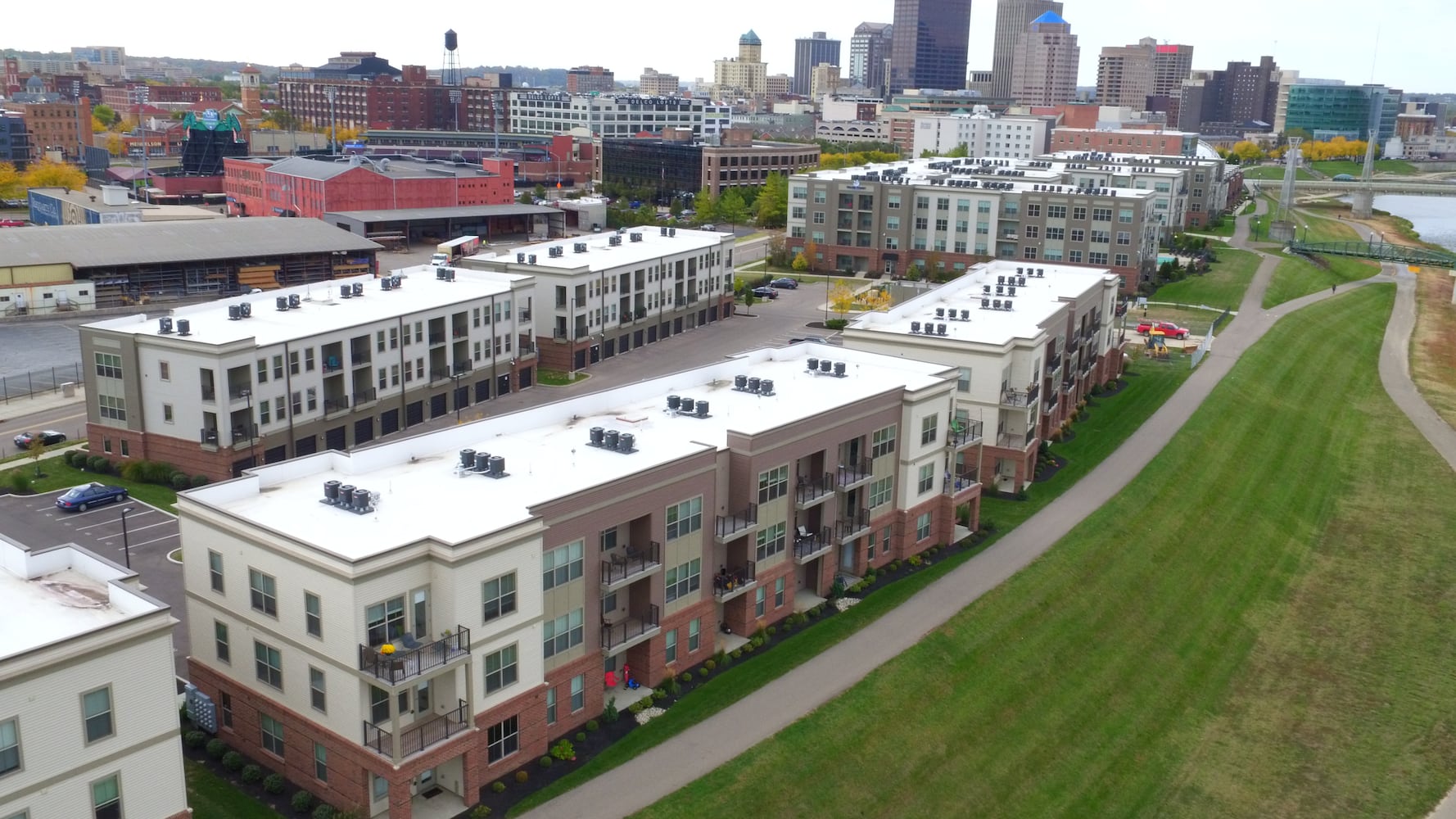 PHOTOS: What this booming area in downtown Dayton looks like from above