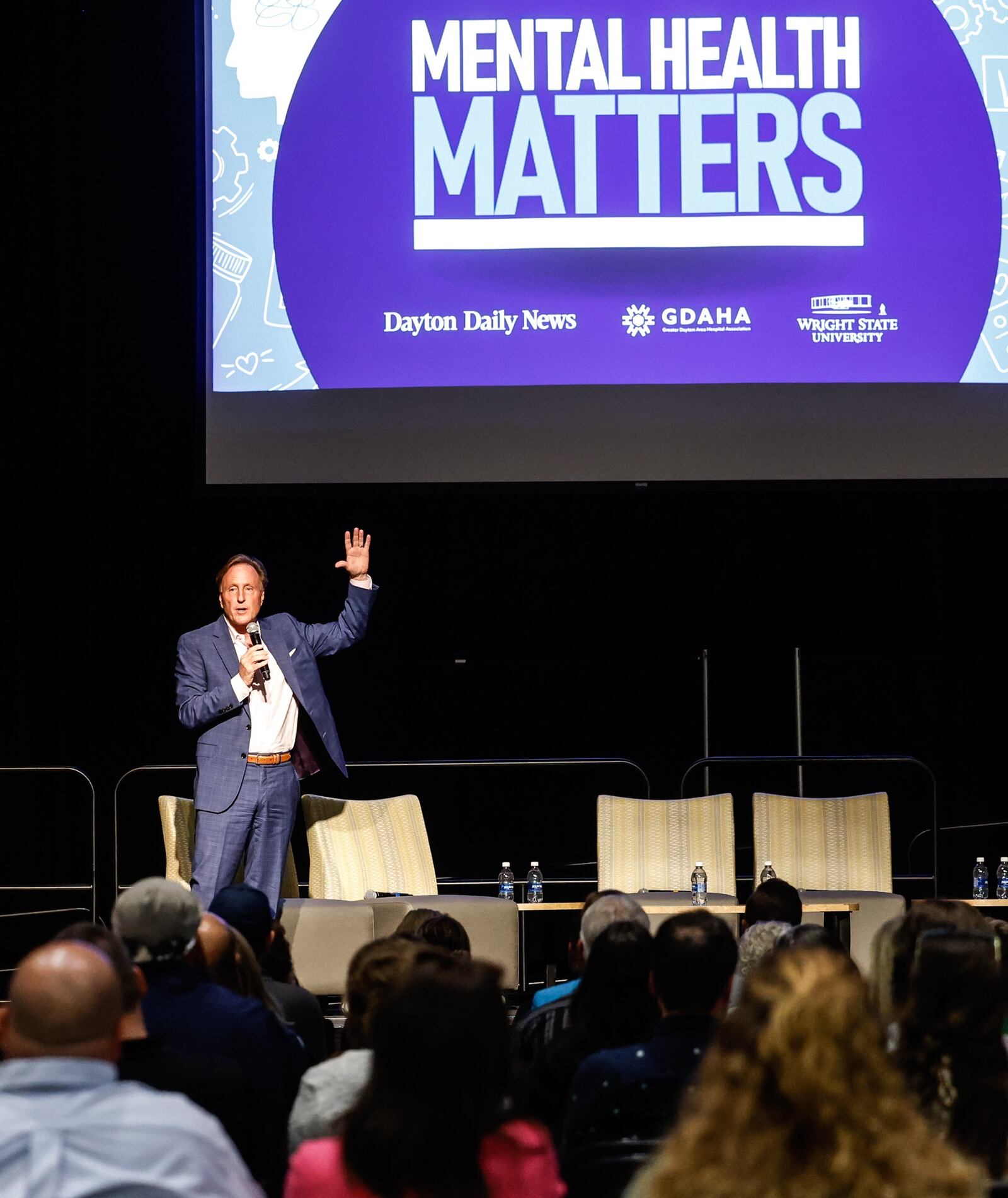 In response to the growing and urgent conversation around the state of mental health issues  and treatment challenges in our region, the Dayton Daily News held a special event ‘Mental Health Matters: A Community Conversation’ Tuesday evening at Wright State University. Jim Noelker/Staff