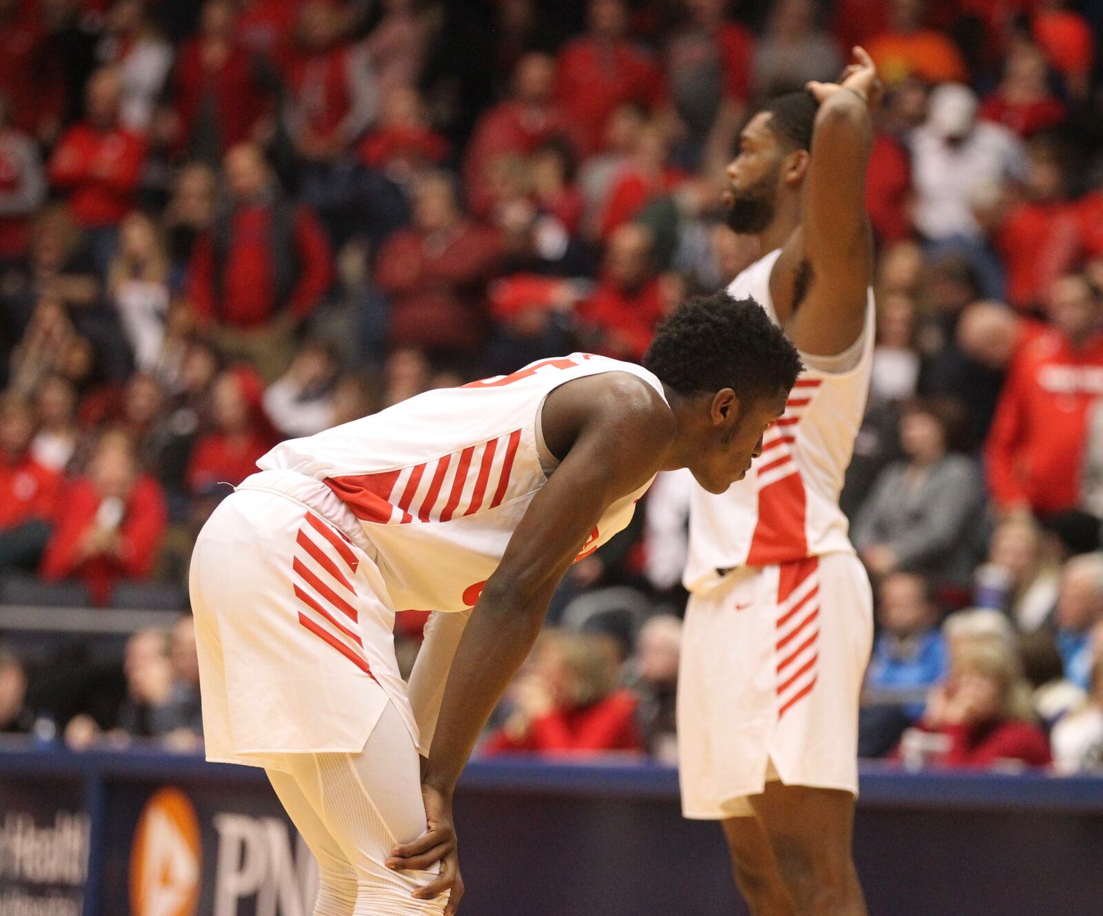 Dayton against Mississippi State on Friday, Nov. 30, 2018, at UD Arena.