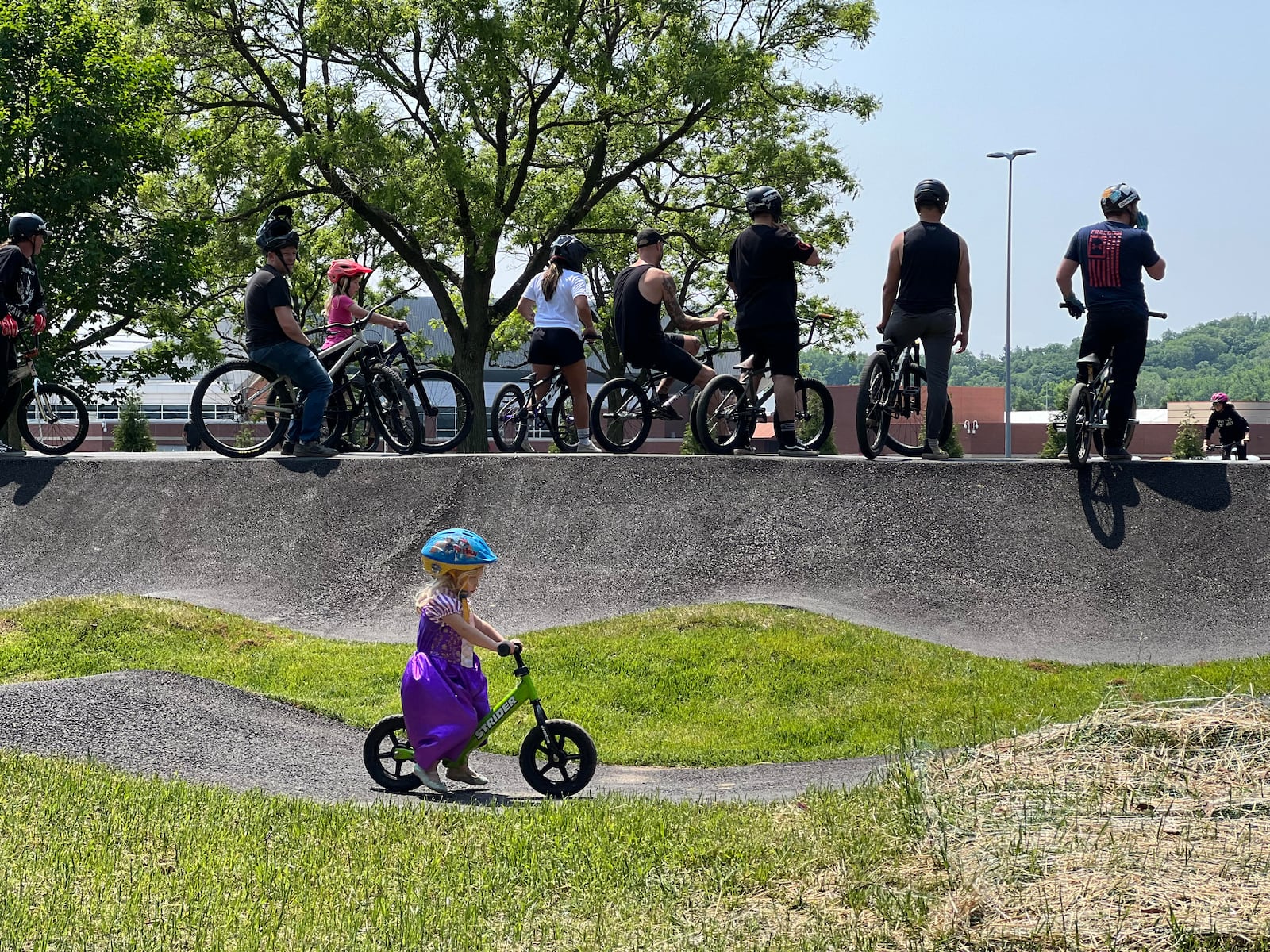 Riders of all ages celebrated the grand opening of the Dayton Bike Yard on Saturday. The DBY is the city's newest recreational amenity, one that compliments the region's already robust cycling scene. AIMEE HANCOCK/STAFF