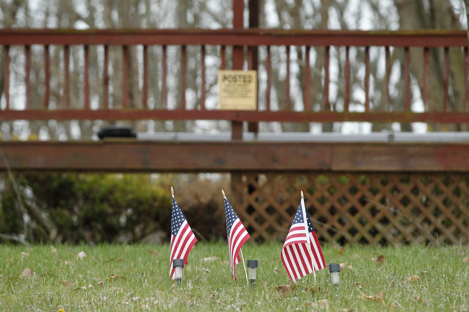 Dana Rhoden, her daughter Hanna and son Chris Rhoden, Jr. were killed in their mobile home at this location on Union Hill Rd. in 2016.  Two years after the murder of 8 Rhoden family members in rural Pike County, the crime remains unsolved.      TY GREENLEES / STAFF