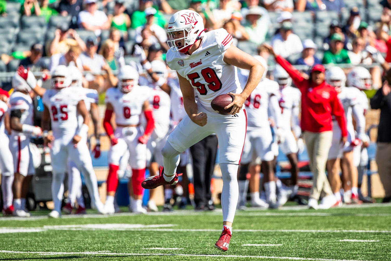 Miami Ohio Notre Dame football