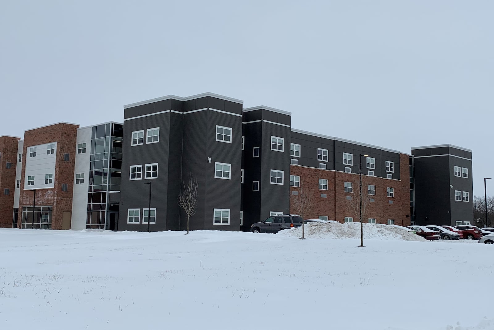 Central State plans on building a sister residence hall near the Marauder Pride Community building (above) that was constructed two years ago. LONDON BISHOP/STAFF