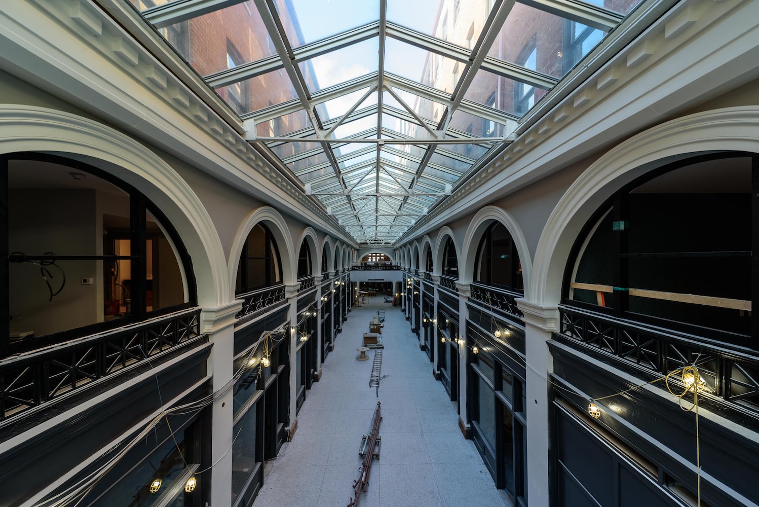 PHOTOS: Construction nearing completion on Phase 2 of the Dayton Arcade's North Arcade