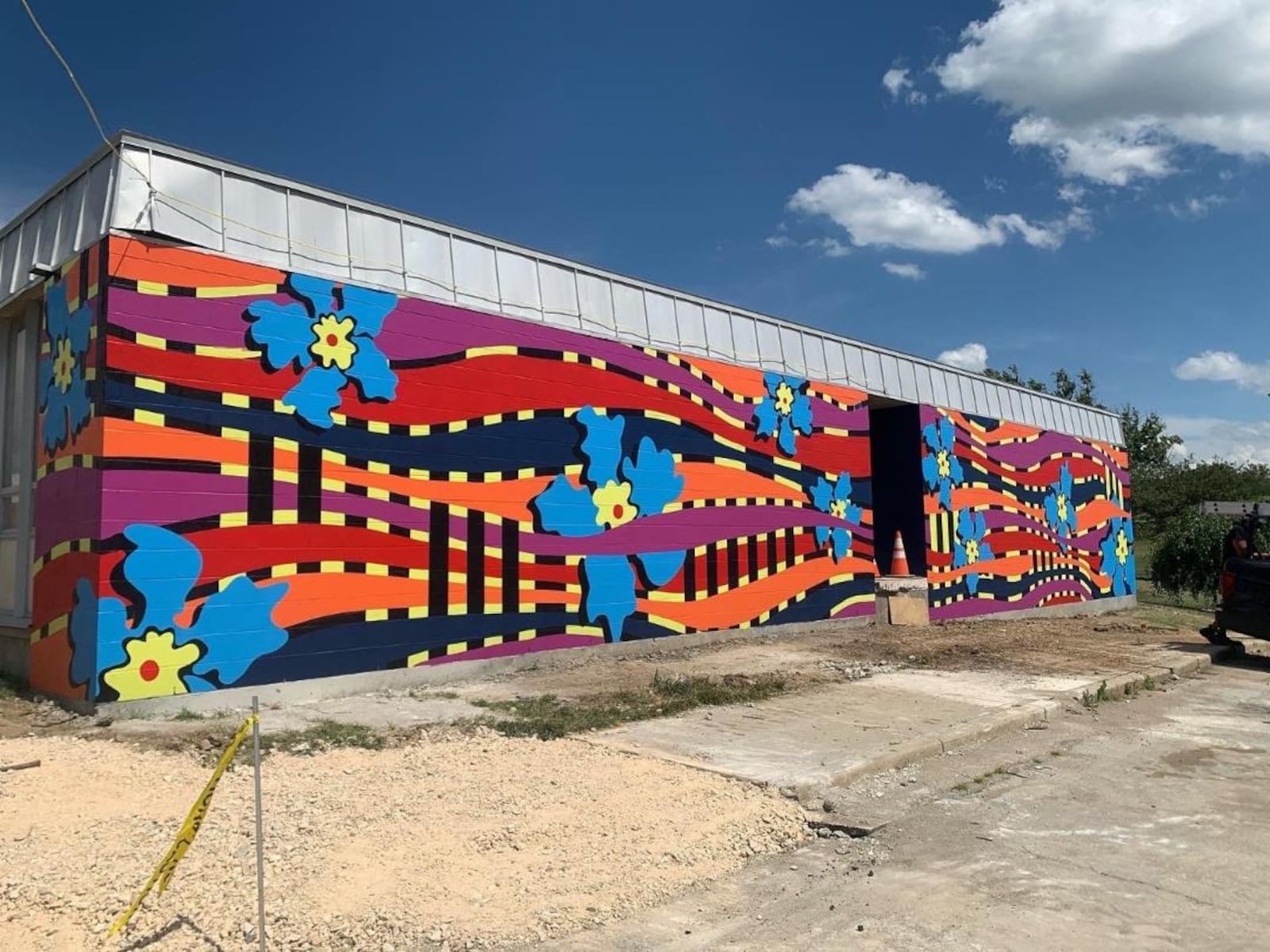 This mural created by Atalie Gagnet was created for the Rosewood Arts Center. CONTRIBUTED