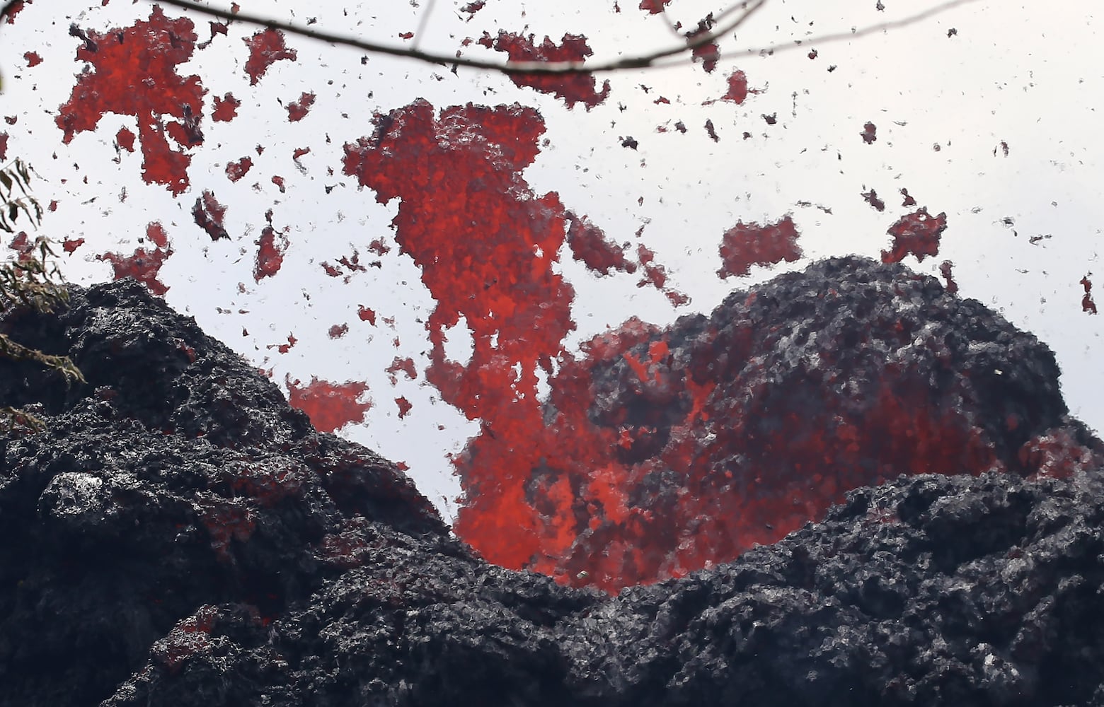 Photos: Hawaii volcano erupts