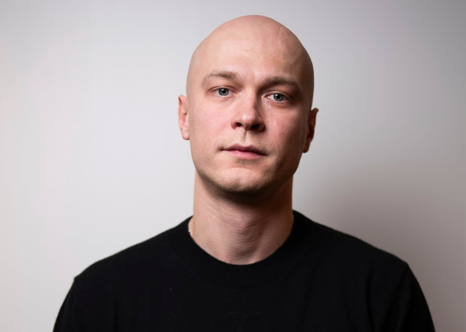 Russian actor Yura Borisov, from the film "Anora," poses for a portrait on Friday, Feb. 14, 2025, in London. (Photo by Scott A Garfitt/Invision/AP)