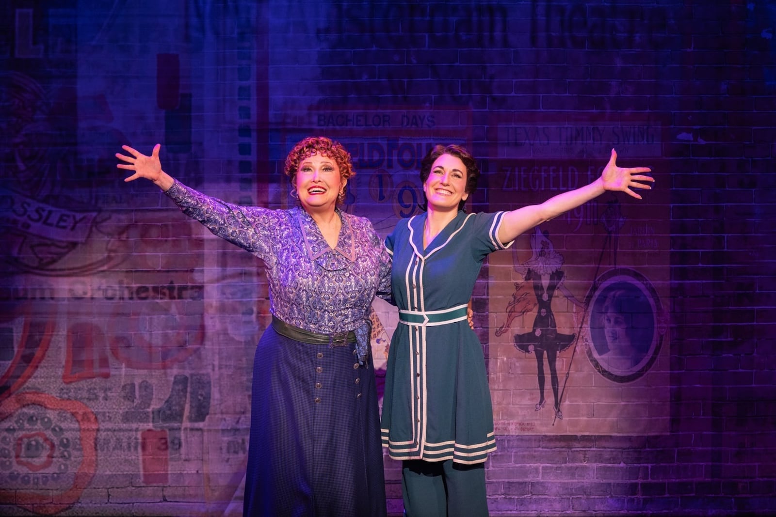 Grammy Award-winning Melissa Manchester (Mrs. Brice) and Broadway’s Hannah Shankman (Fanny Brice) in "Funny Girl" at the Aronoff Center in Cincinnati Nov. 19-December 1, 2024. PHOTO BY MATTHEW MURPHY