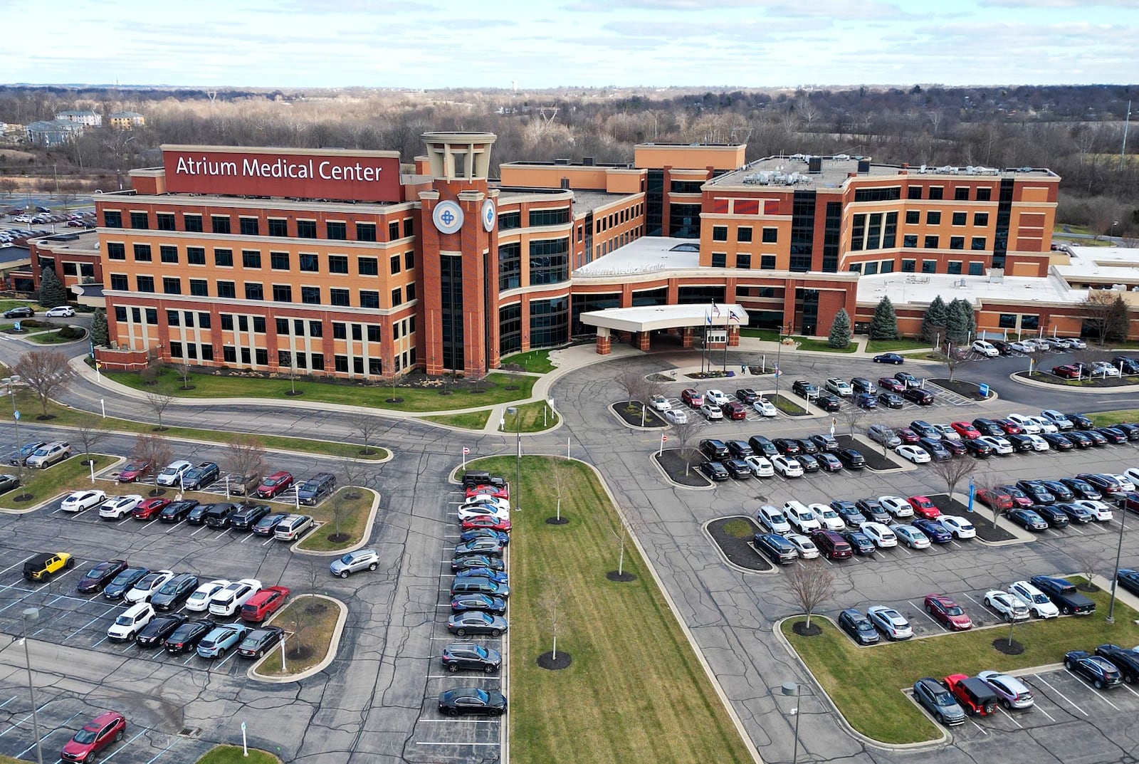 Atrium Medical Center, on Union Road just east of Interstate 75 in Middletown, is the third largest employer in Warren County with about 1,600 workers. NICK GRAHAM/STAFF