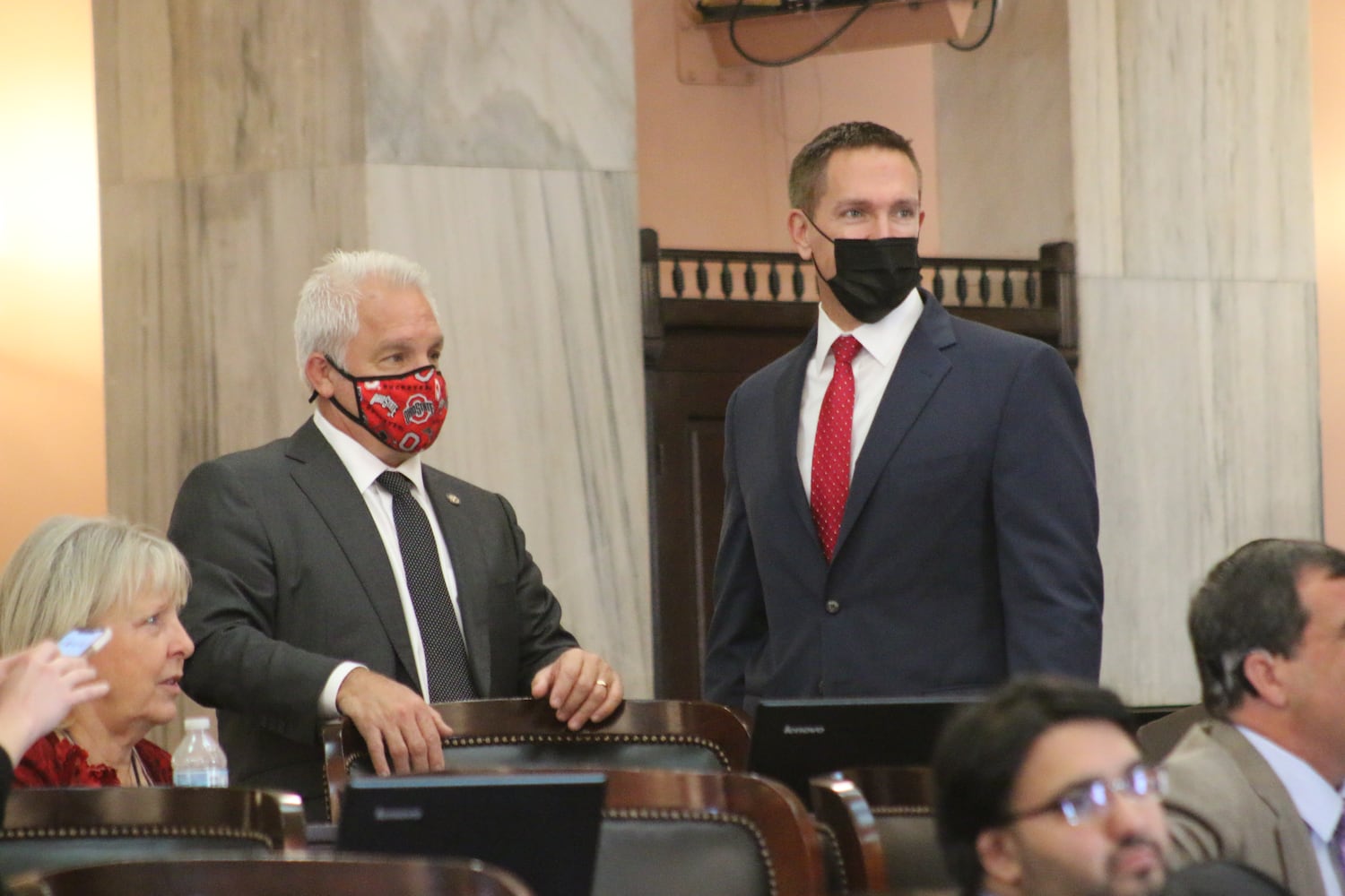 Many Republicans avoid wearing masks in Ohio Legislature