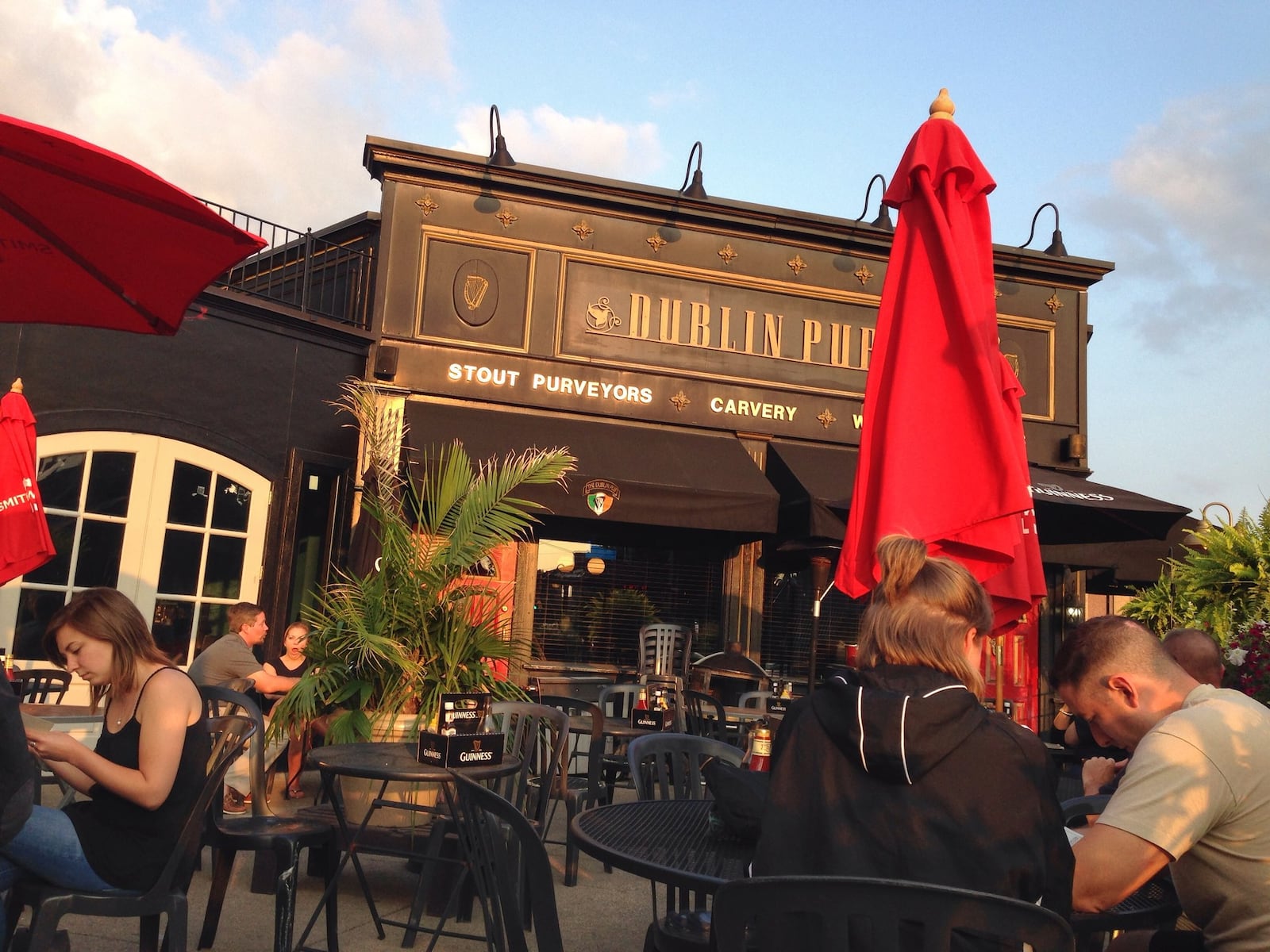 The patio at Dublin Pub is a great place to kick back for a casual dinner or pint. (CONNIE POST/Staff)