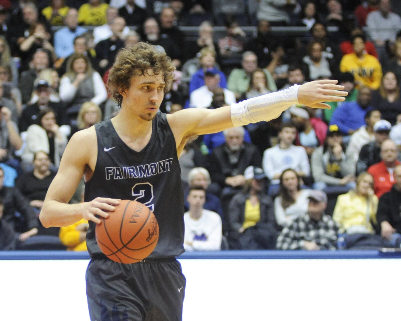 Kellan Bochenek led Fairmont with 15 points. Lakota East defeated Fairmont 50-36 in a boys high school basketball D-I district final at UD Arena on Saturday, March 9, 2019. MARC PENDLETON / STAFF