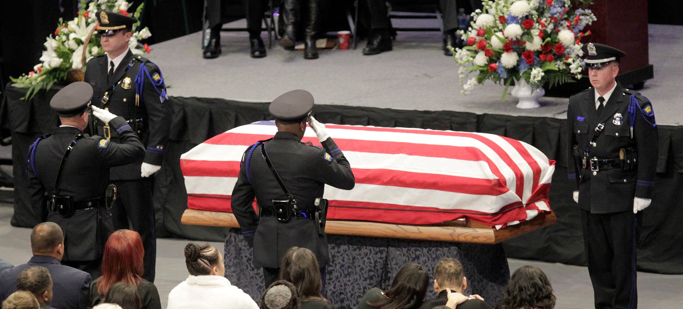 PHOTOS: Community comes together for Det. Jorge DelRio’s funeral service