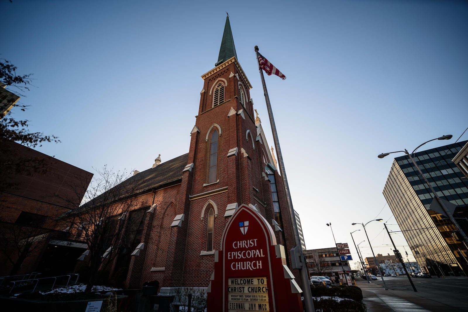 Christ Episcopal Church, located at 20 W. First St. in downtown Dayton and home of The Waffle Shop fundraiser that celebrates its 92nd anniversary with this year's event. TOM GILLIAM / CONTRIBUTING PHOTOGRAPHER