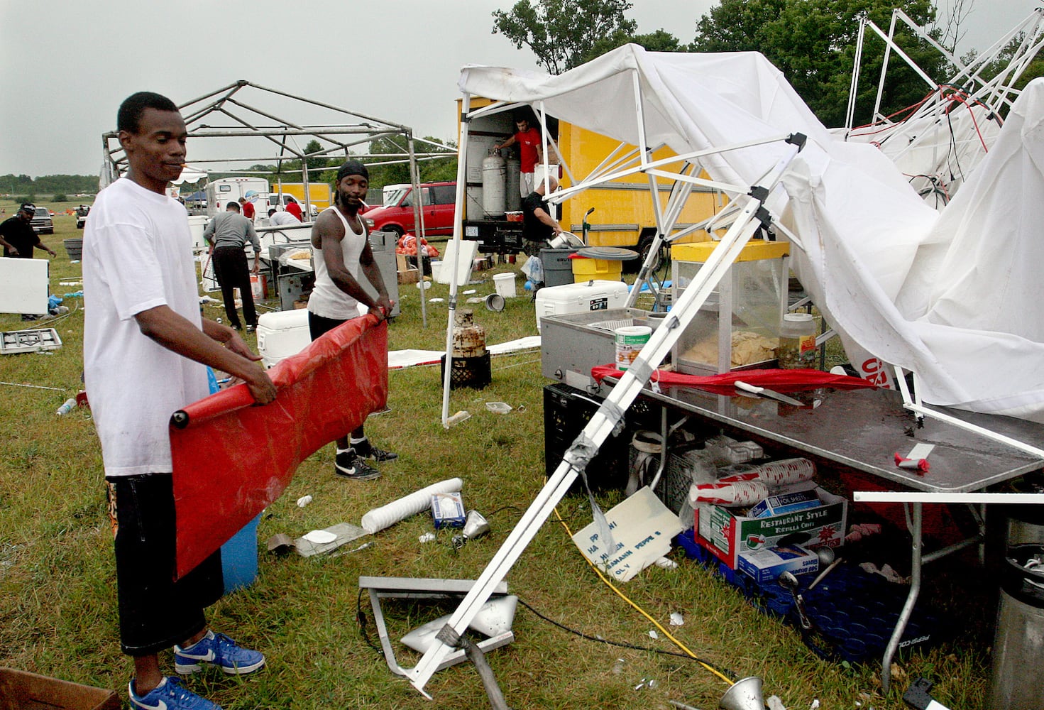 Photos showing damage of June 2012 derecho