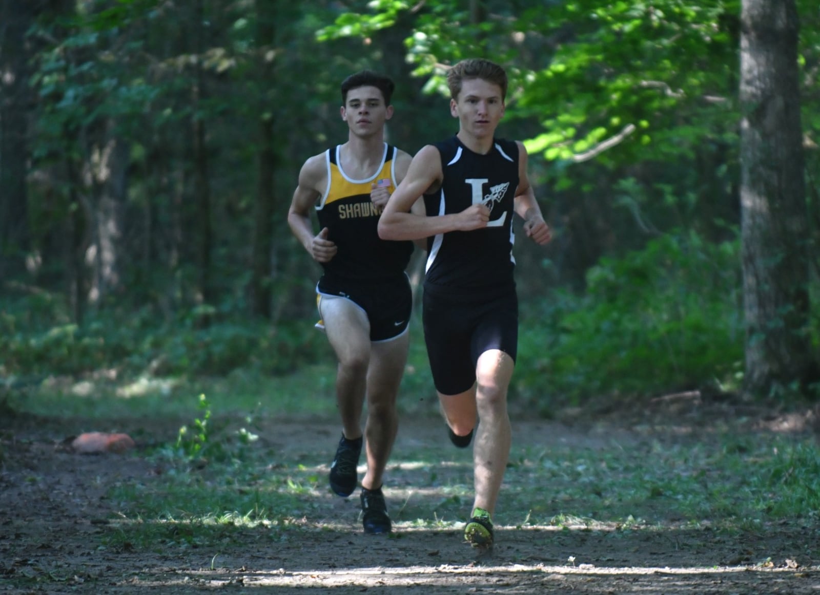 The Lebanon boys swept the big-school division at the Bob Schul Classic on Saturday behind Sam Duncan’s individual championship. Greg Billing / Contributed