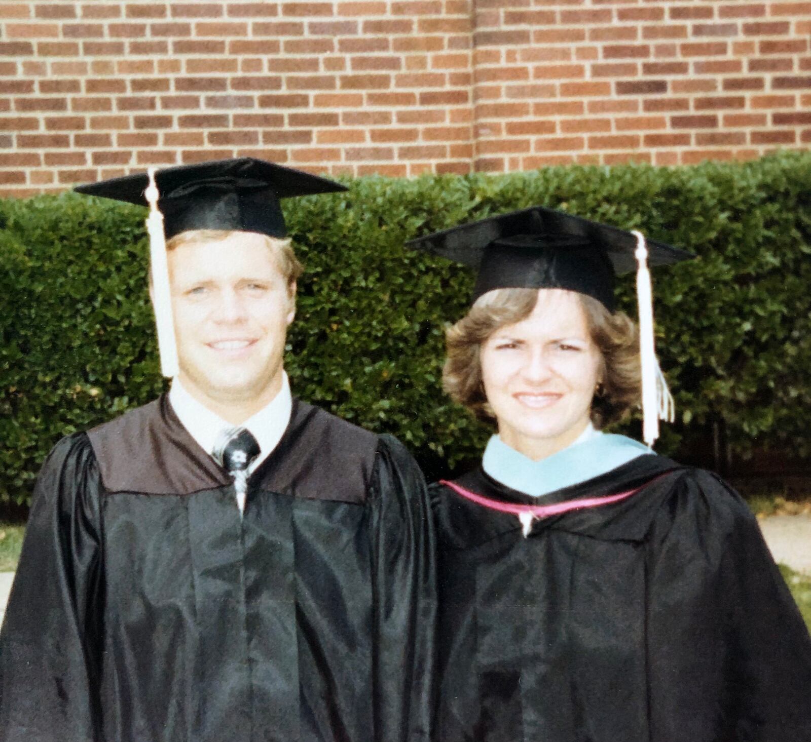 Ken and Cristy Kettering in 1977 at Ken's college graduation in Chatanooga, Tennessee.. 