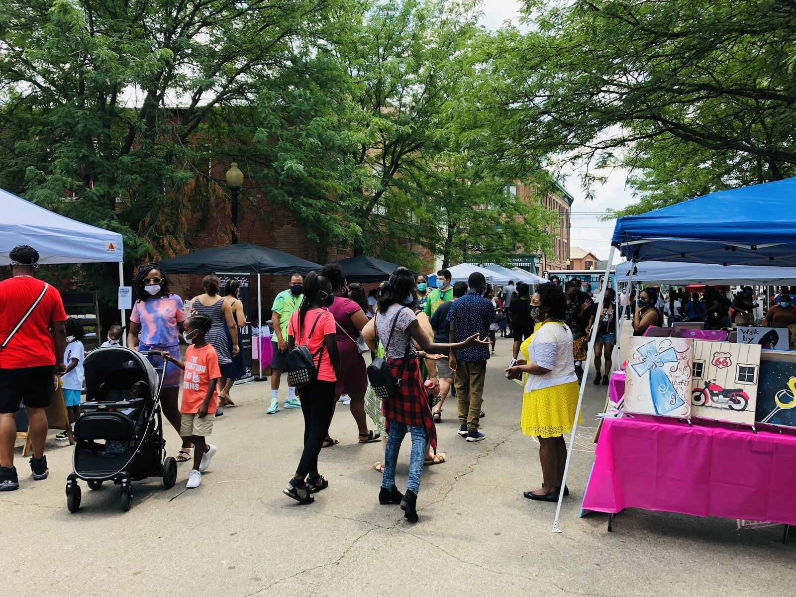 The Wright Dunbar Day block party was held on Sunday, July 5, in Dayton’s Wright Dunbar neighborhood. It was organized by Dayton businesswoman Tae Winston, who owns The Entrepreneurs Marketplace and The Entrepreneurs Shoppe, both located in the neighborhood. LYNN HULSEY/Staff Photo