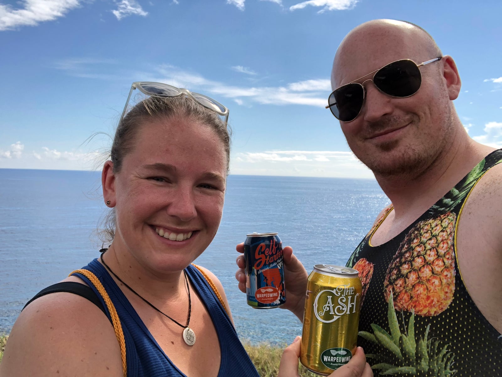 These Warped Wing brews just went on the vacation of a lifetime.