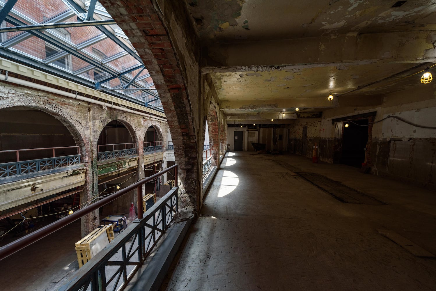 PHOTOS: A look at Phase 2 construction progress of the Dayton Arcade's North Arcade