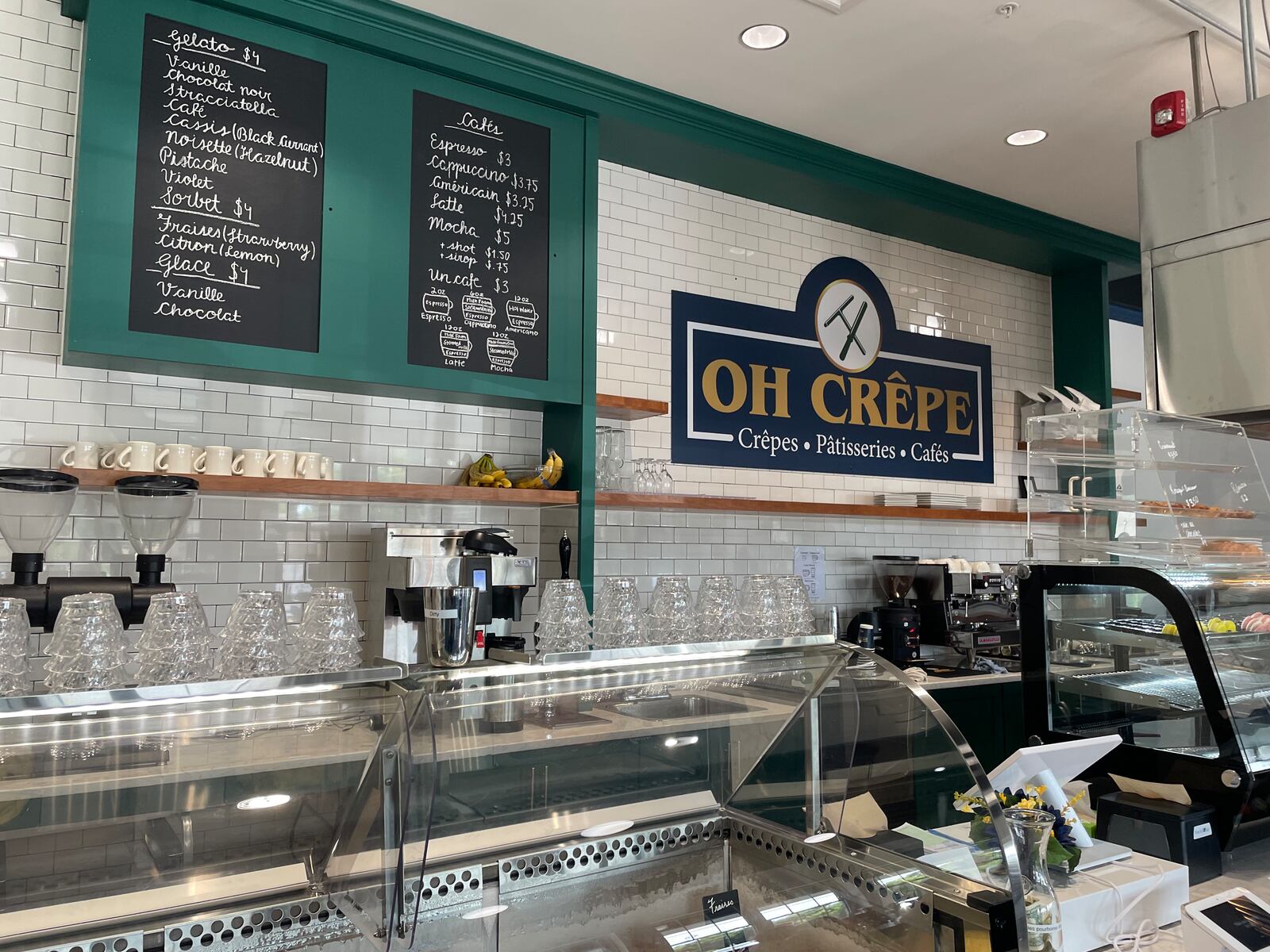 Oh Crêpe, located at 79 Foss Way in Troy, features sweet crêpes, pastries, coffee and gelato. The co-owner said he plans to expand the menu in the fall.