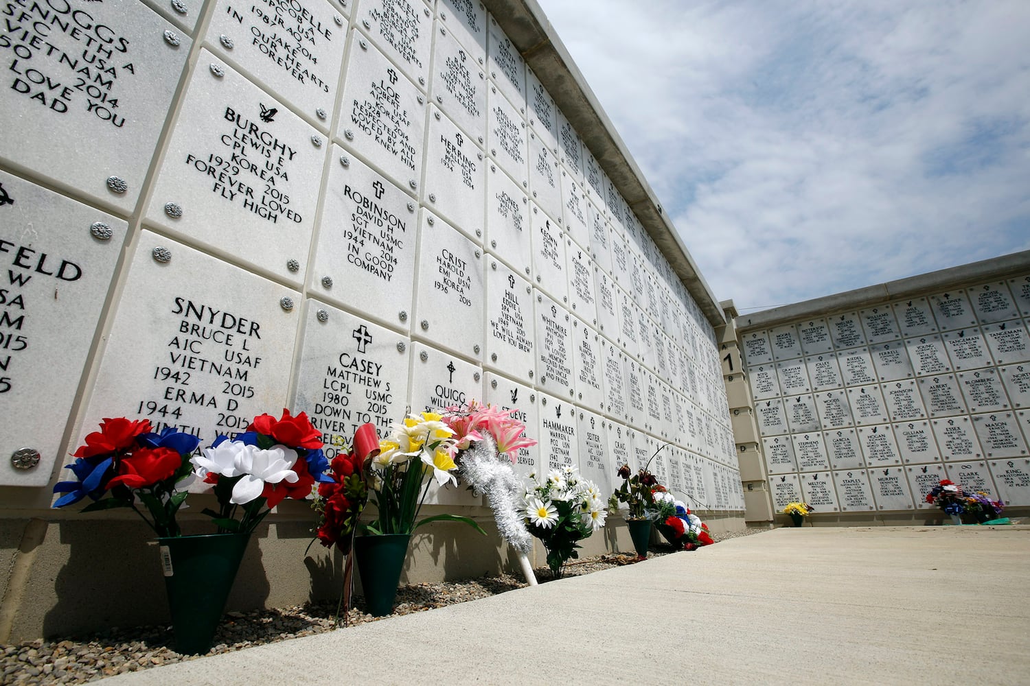 A drone's-eye view of the beautiful and somber Dayton National Cemetery