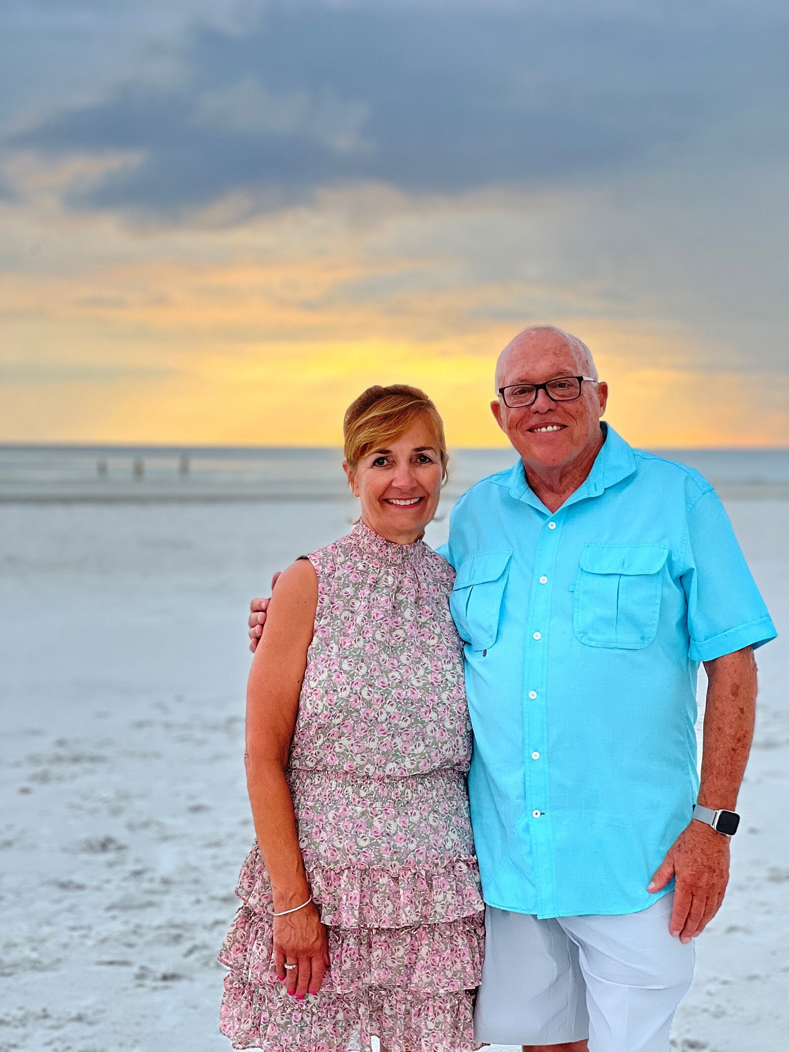 Small business owners rarely have time to vacation away from their home, especially when that business operates 24 hours a day/7 days a week. In 2022, the entire family took advantage of a wedding invitation and vacationed together at Siesta Key Beach in Florida. Shown enjoying the sunset: Becky Edgren, left, and her husband Roy Edgren. CONTRIBUTED