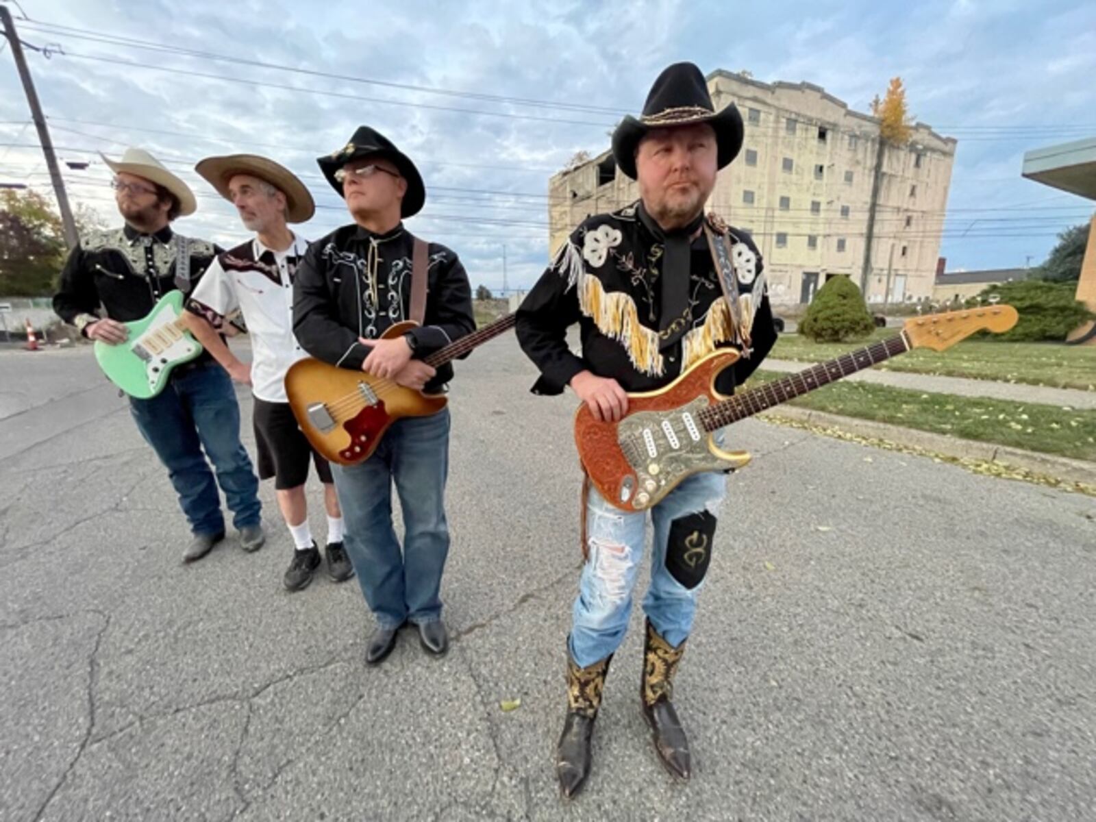 Local country & western act Golden Buy and his Bucking Bloviators celebrate the new Atom Records release, “Personal Pain,” at Hidden Gem Music Club in Centerville on Friday, Oct. 20.