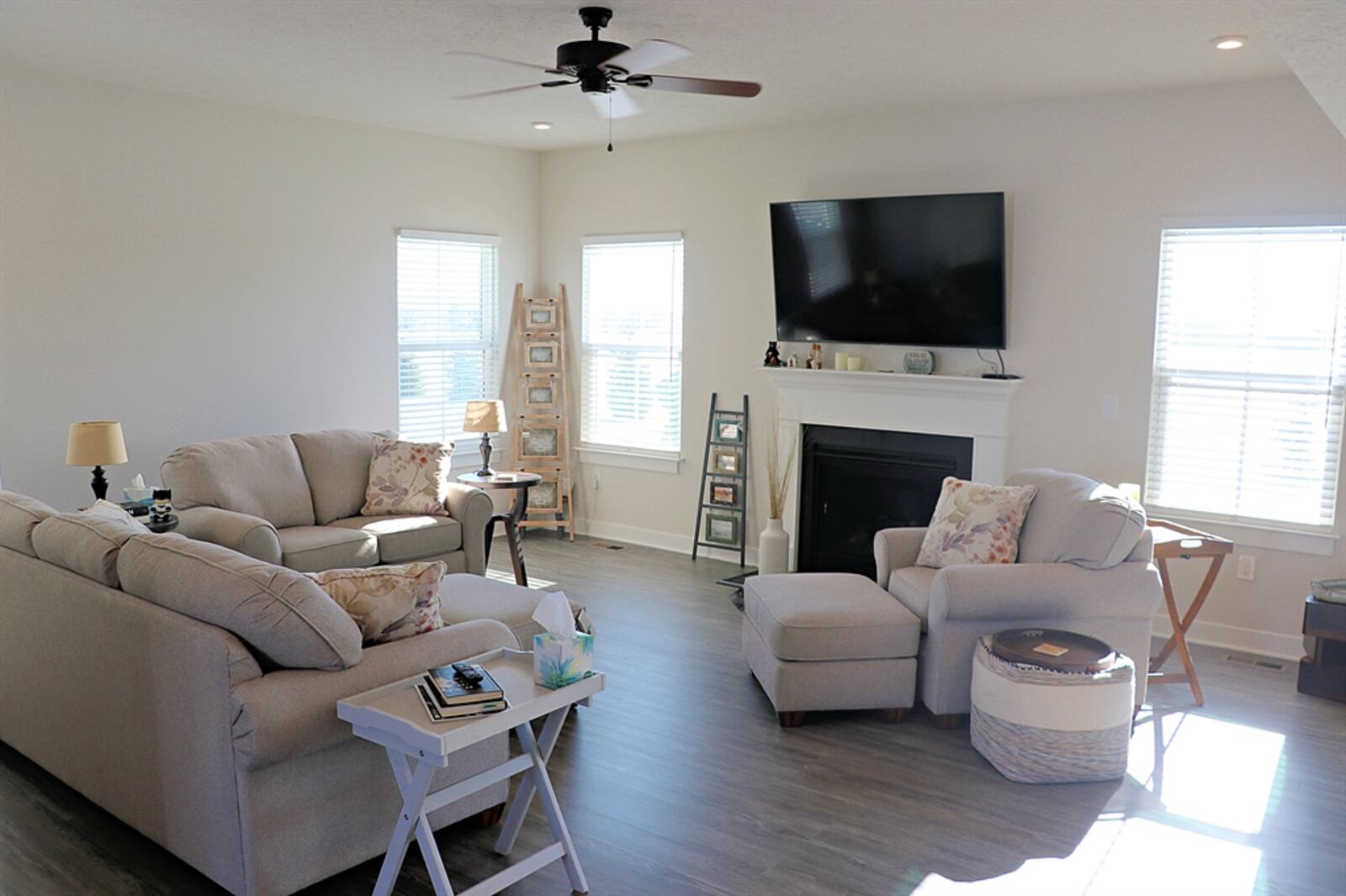 An open floor plan offers flexible living space options. CONTRIBUTED BY KATHY TYLER